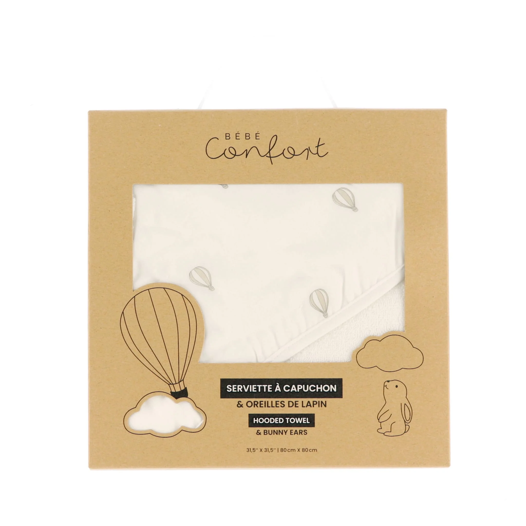 Serviette à Capuchon - Montgolfières - Image 3