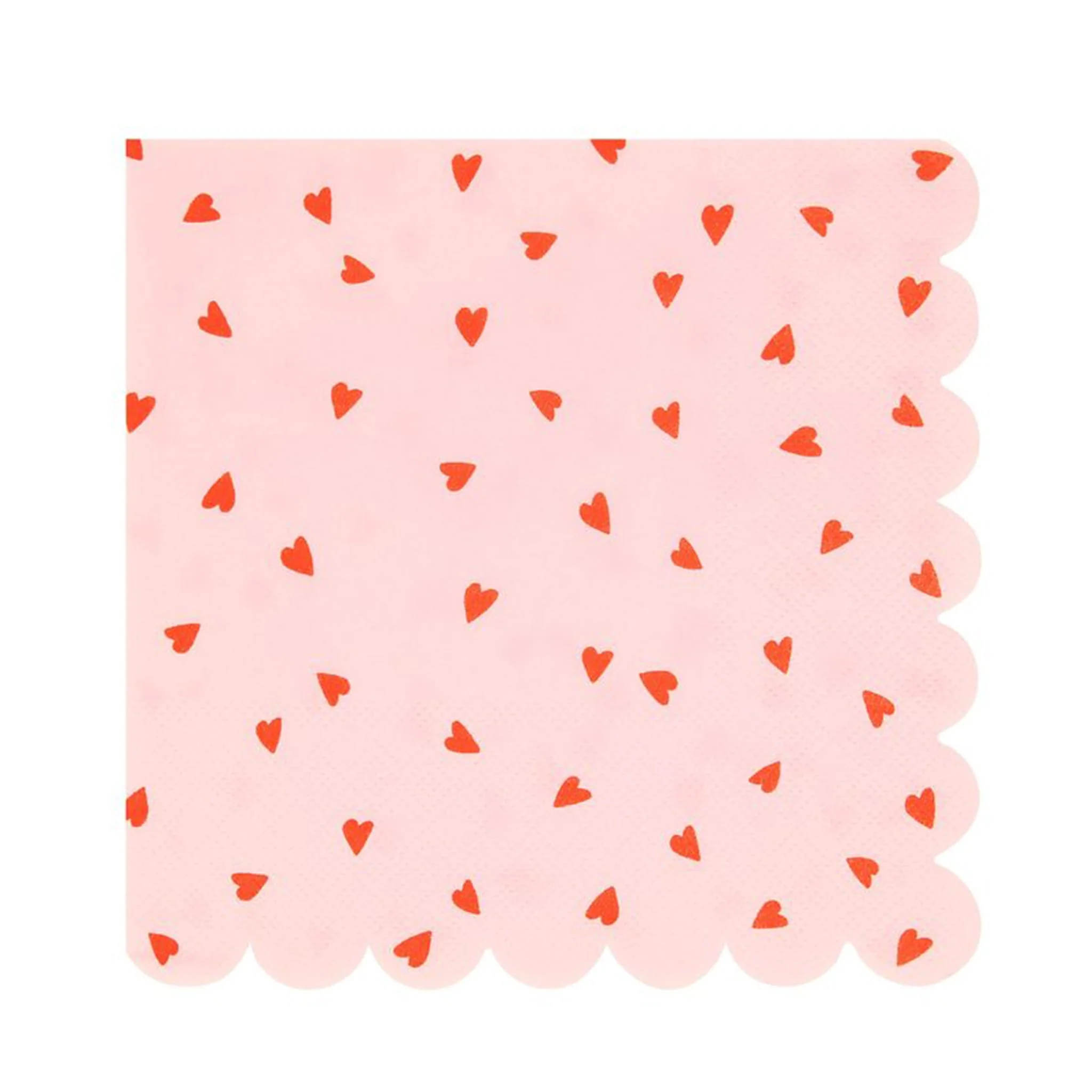 Serviettes en Papier (16) - Coeurs