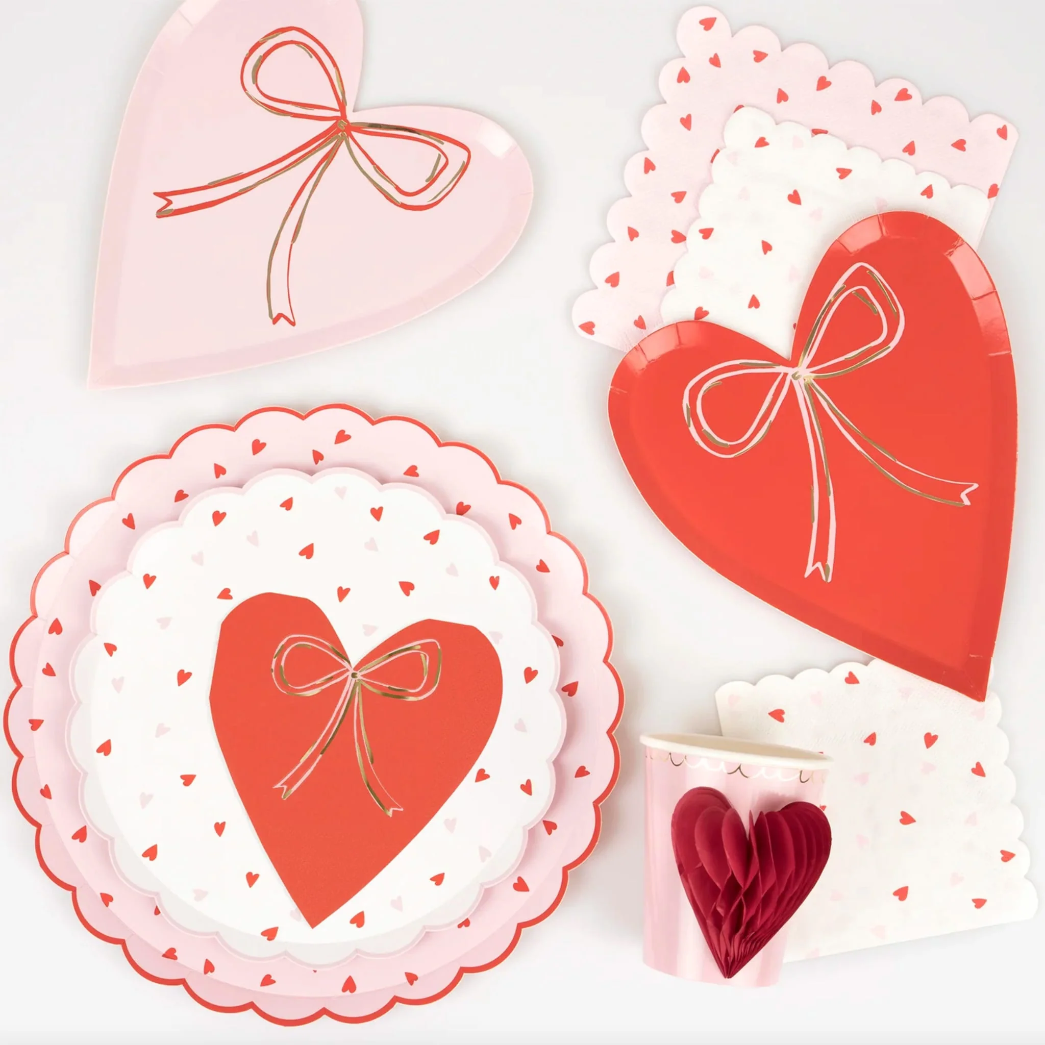Serviettes en Papier (16) - Coeurs - Image 3