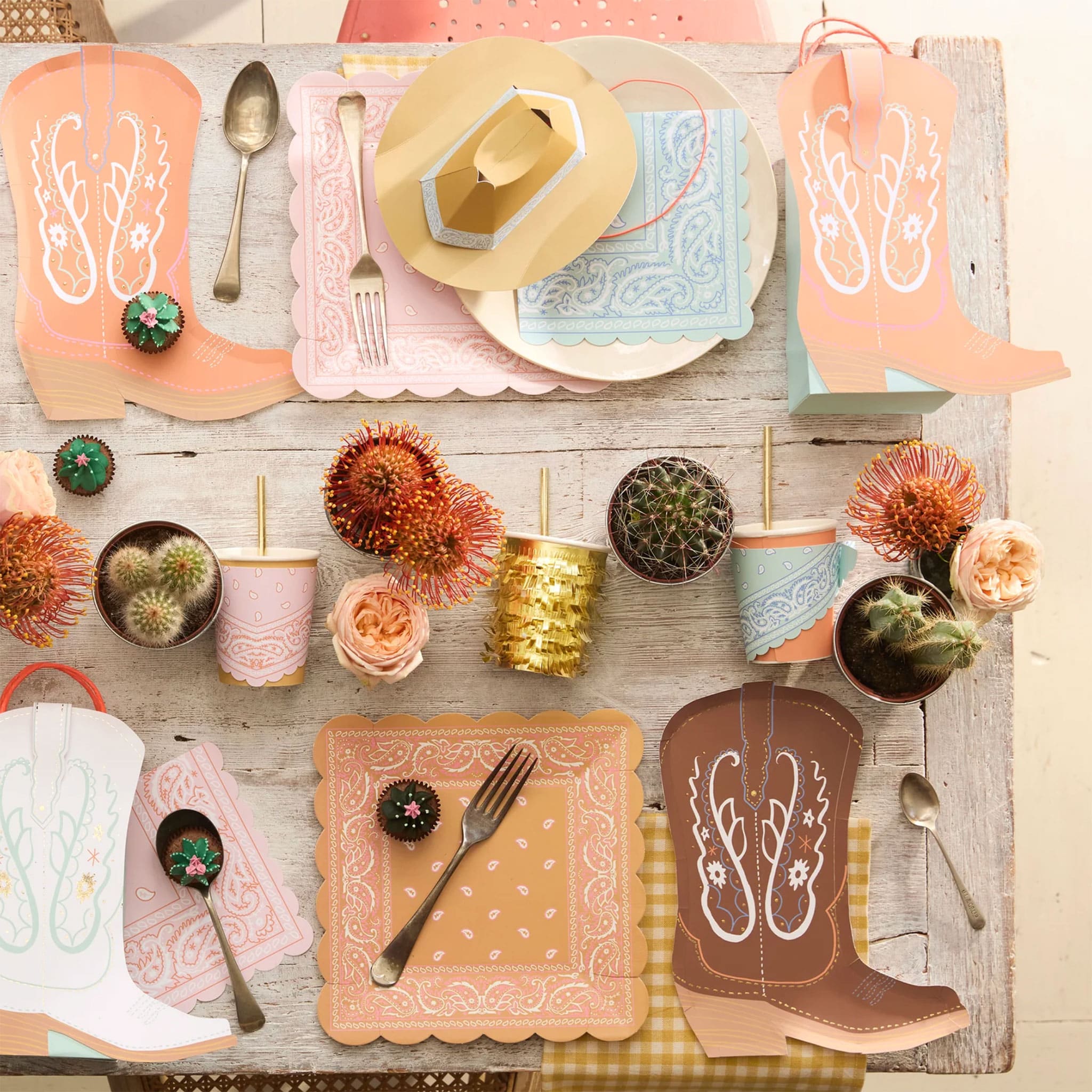 Serviettes en Papier (16) - Western - Image 2