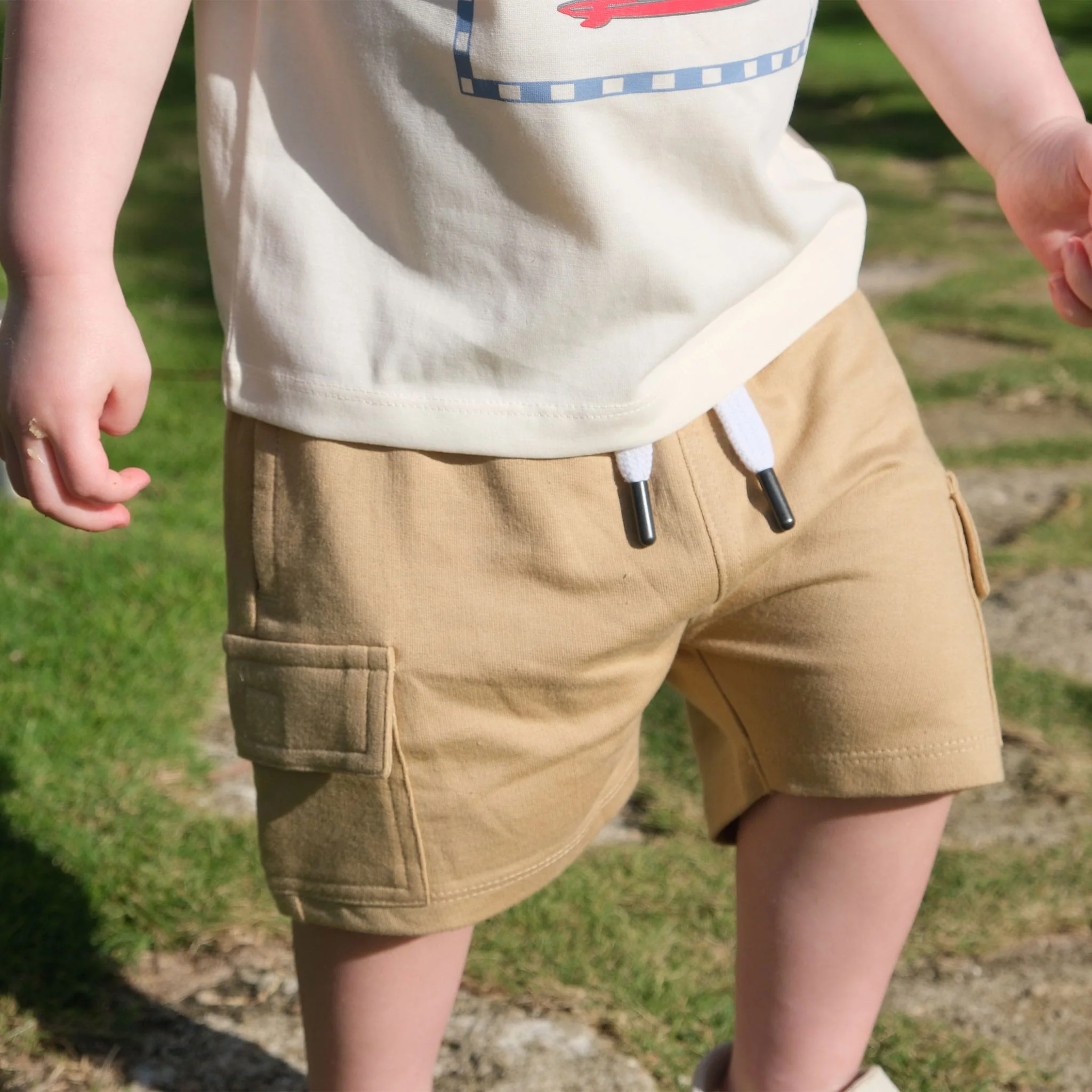 Short Cargo Taupe 2-8ans - Image 8