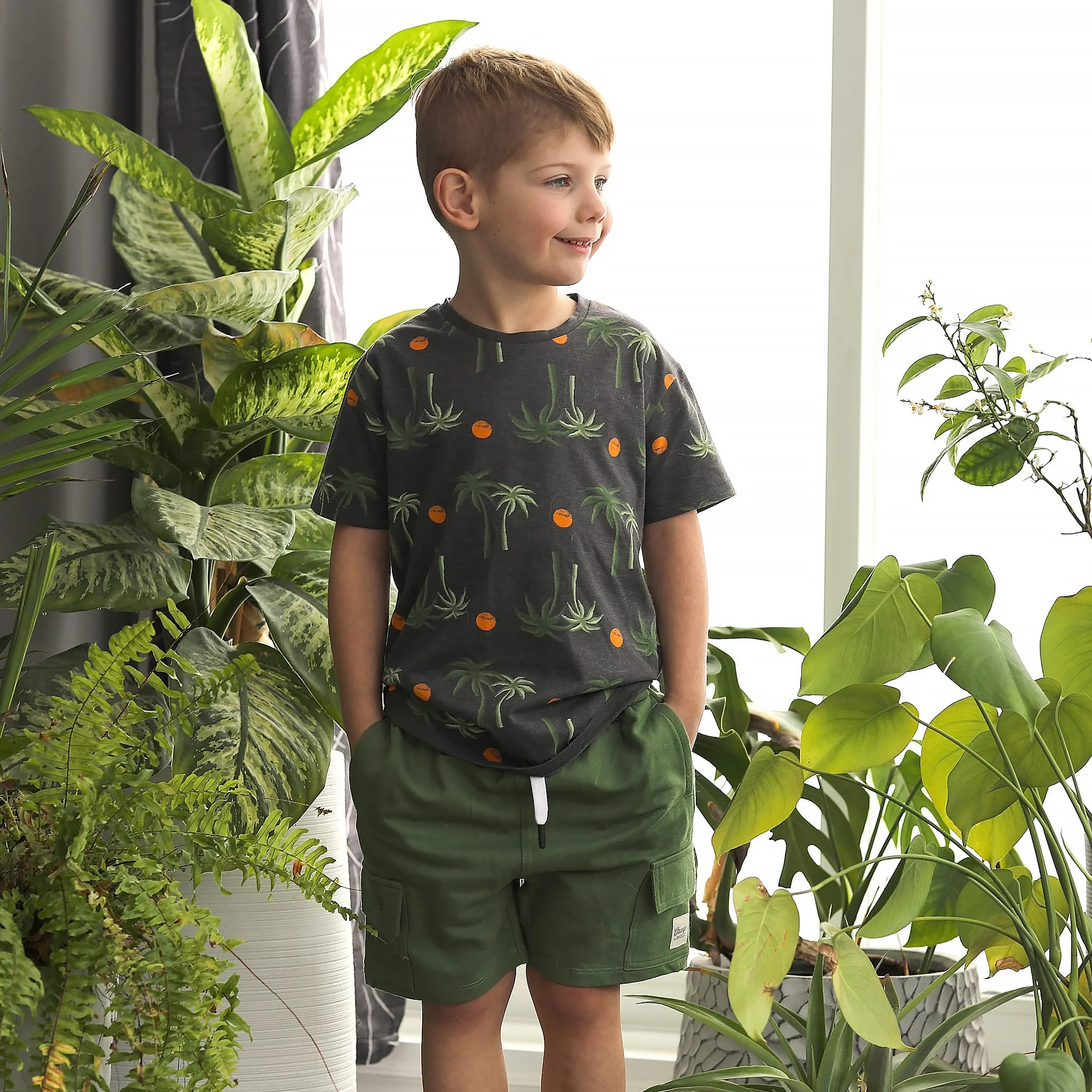 Short Cargo Vert 2-8ans - Image 4
