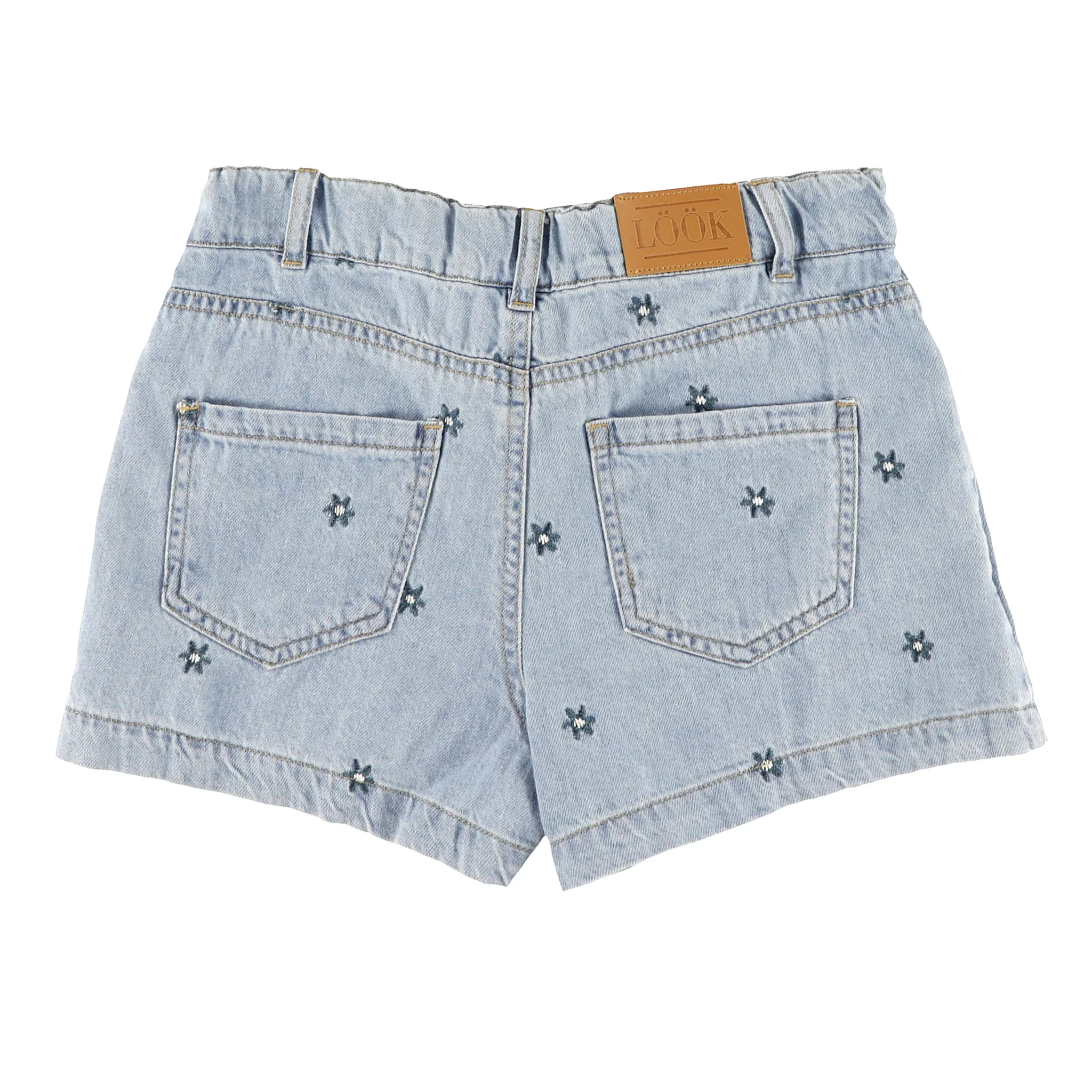 Short Denim Cerises 7-14ans - Image 2