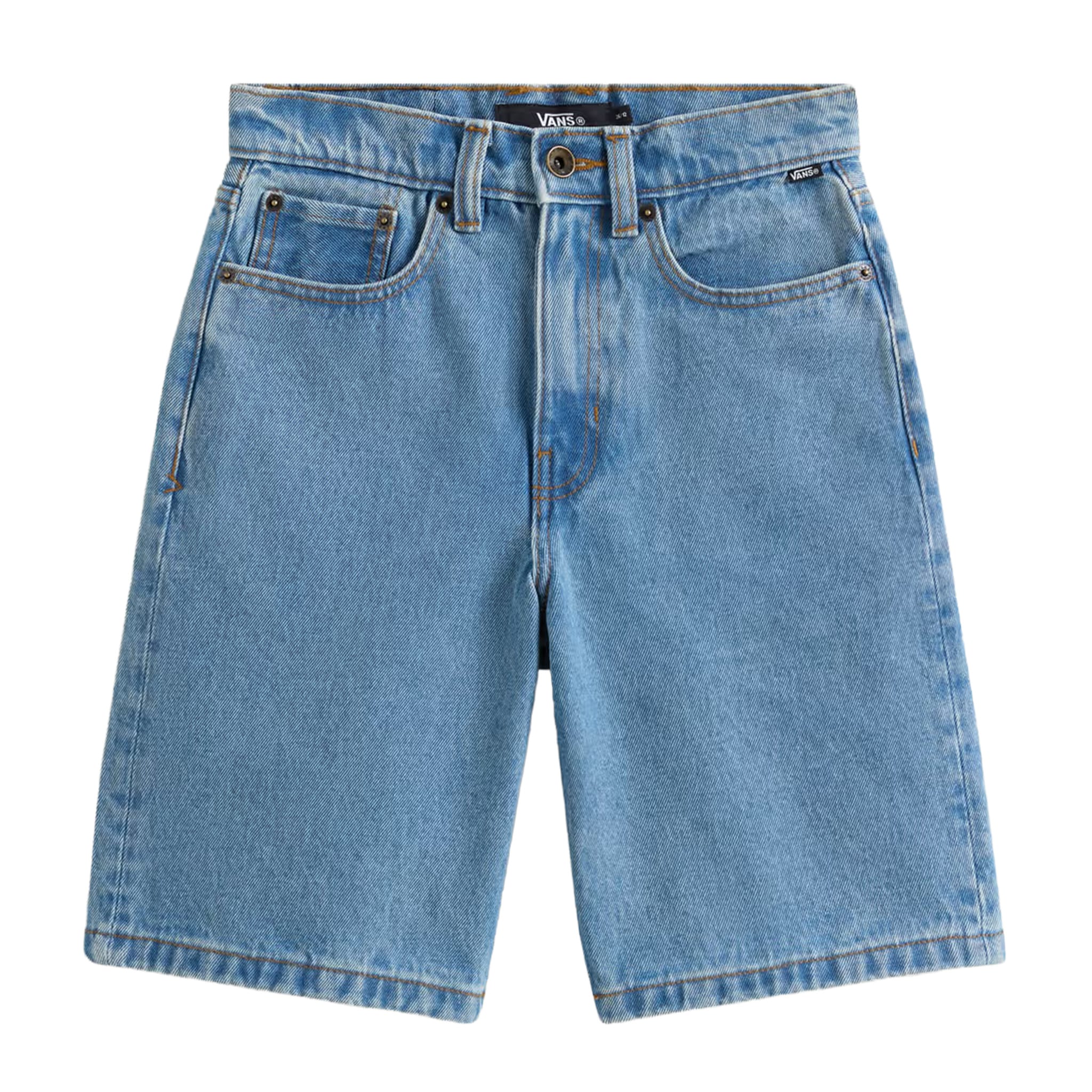 Short Denim Check-5 Baggy 8-16ans