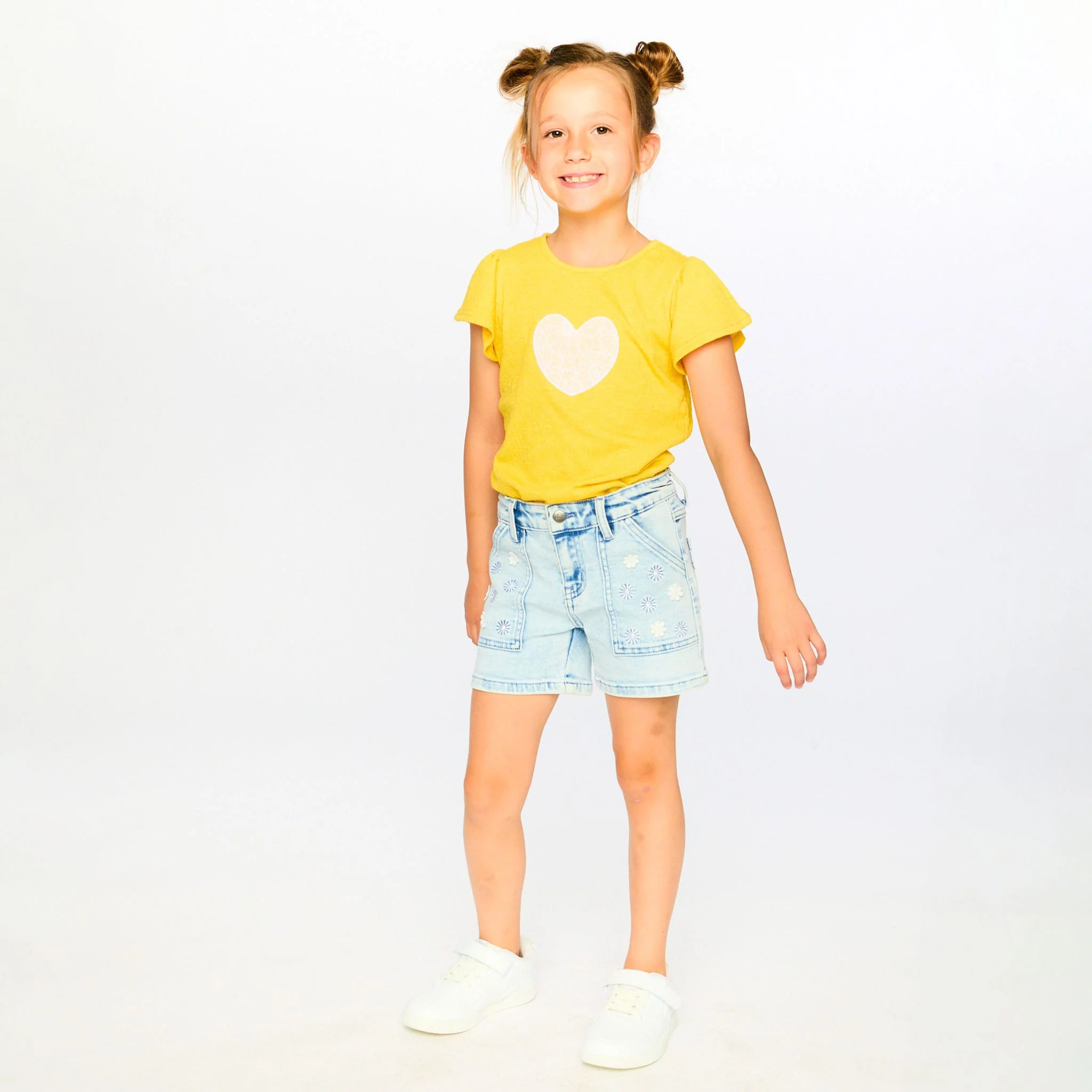 Short Denim Marguerites 3-6ans - Image 3