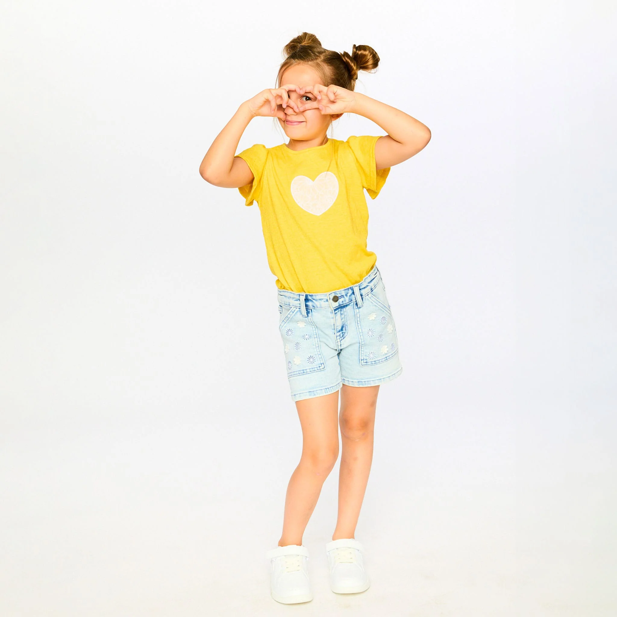 Short Denim Marguerites 3-6ans - Image 4