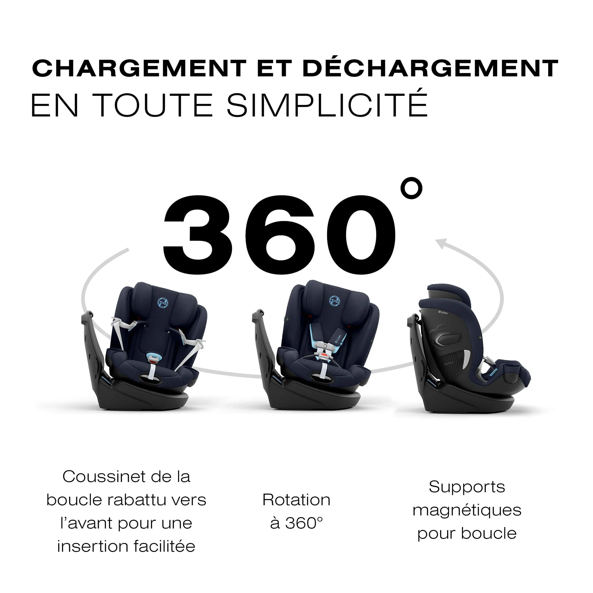 Siège d'Auto Callisto G 360 Rotatif - Ocean Blue - Image 6