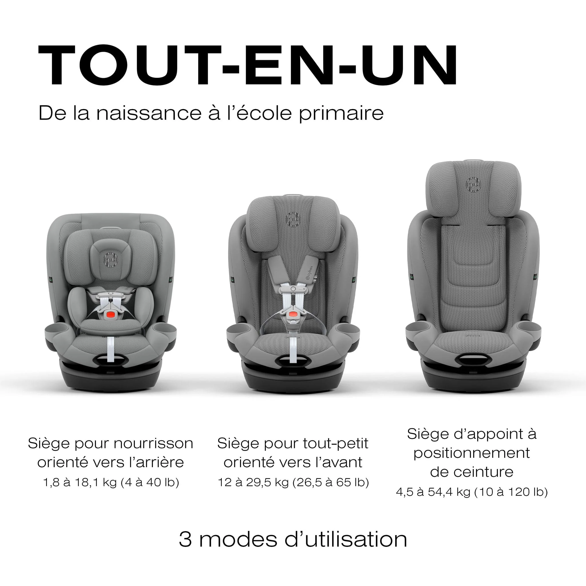 Siège d'Auto Callisto G 360 Rotatif - Stone Grey - Image 8