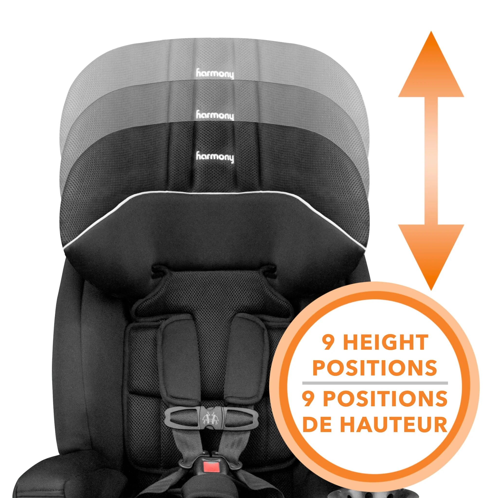 Defender 360 MAX SIP Siège Auto de Luxe Combinaison 3-en-1 - Noir - Image 3