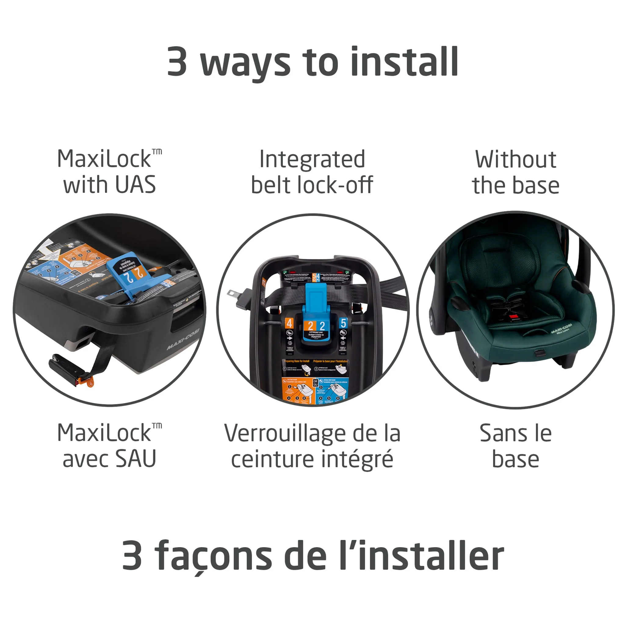 Siège d'Auto Mico Luxe+ - T Vert - Image 4