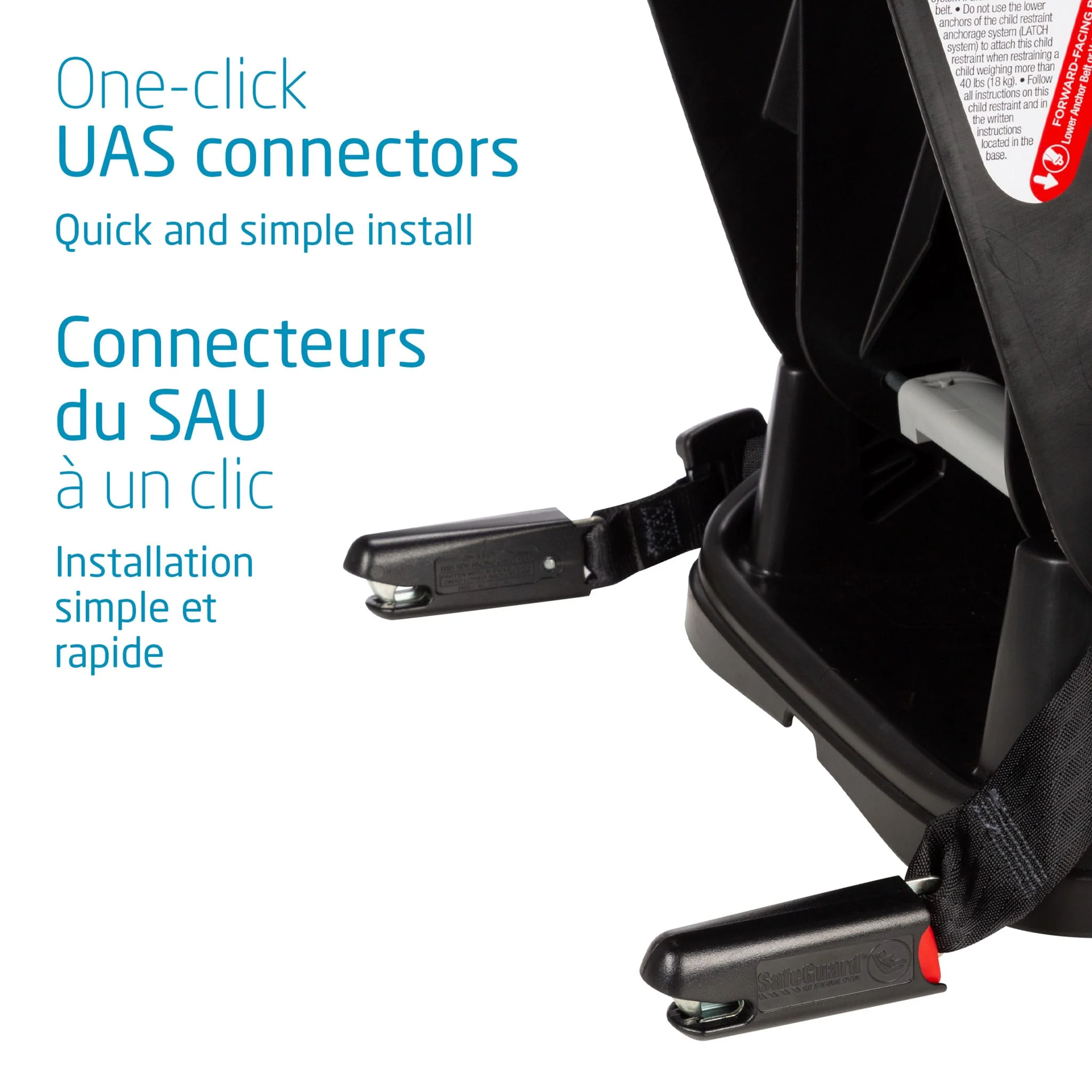 Siège d'Auto Pria All-in-one 4-100lb - Authentic Noir - Image 6