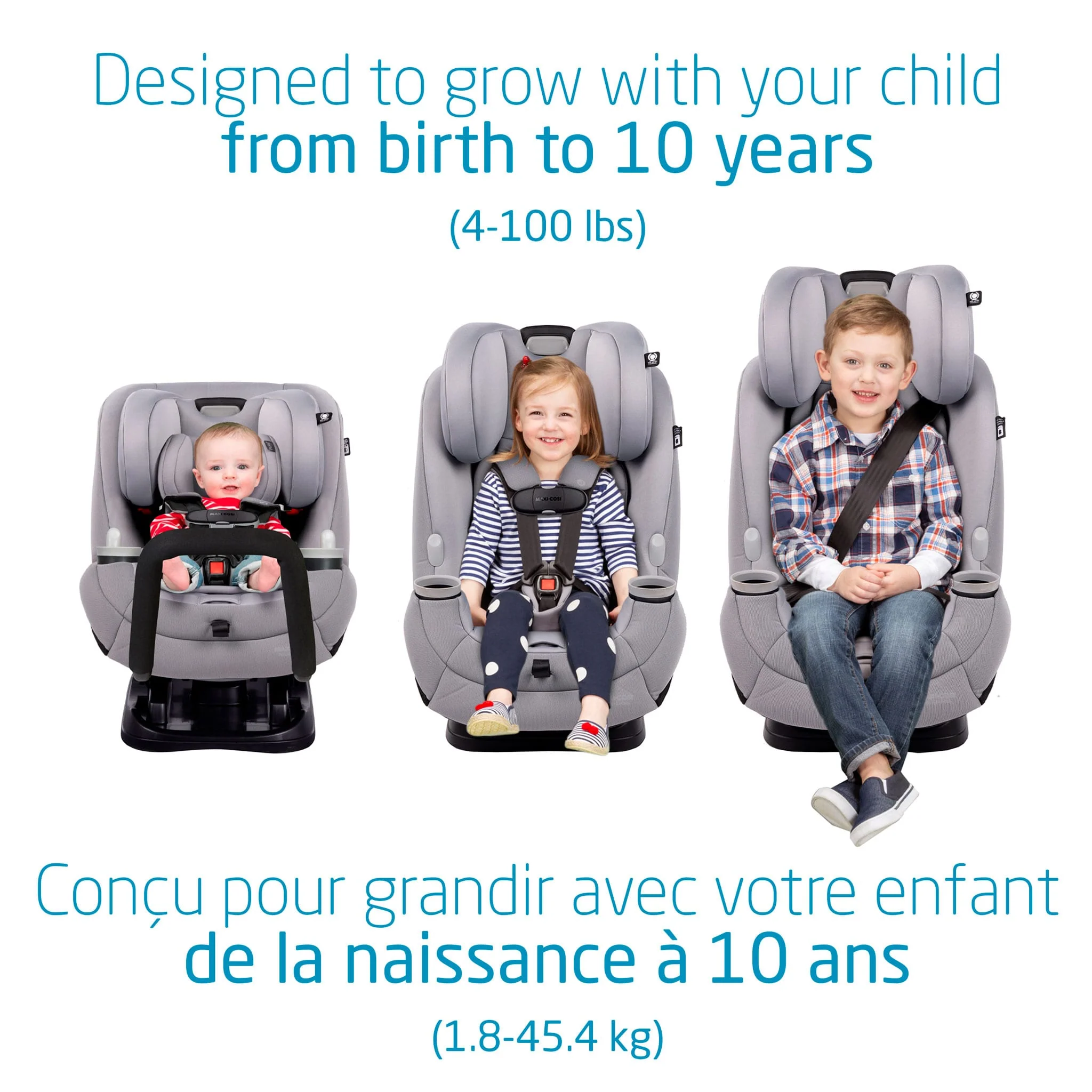 Siège d'Auto Pria All-in-one 4-100lb - Urban Wonder - Image 10