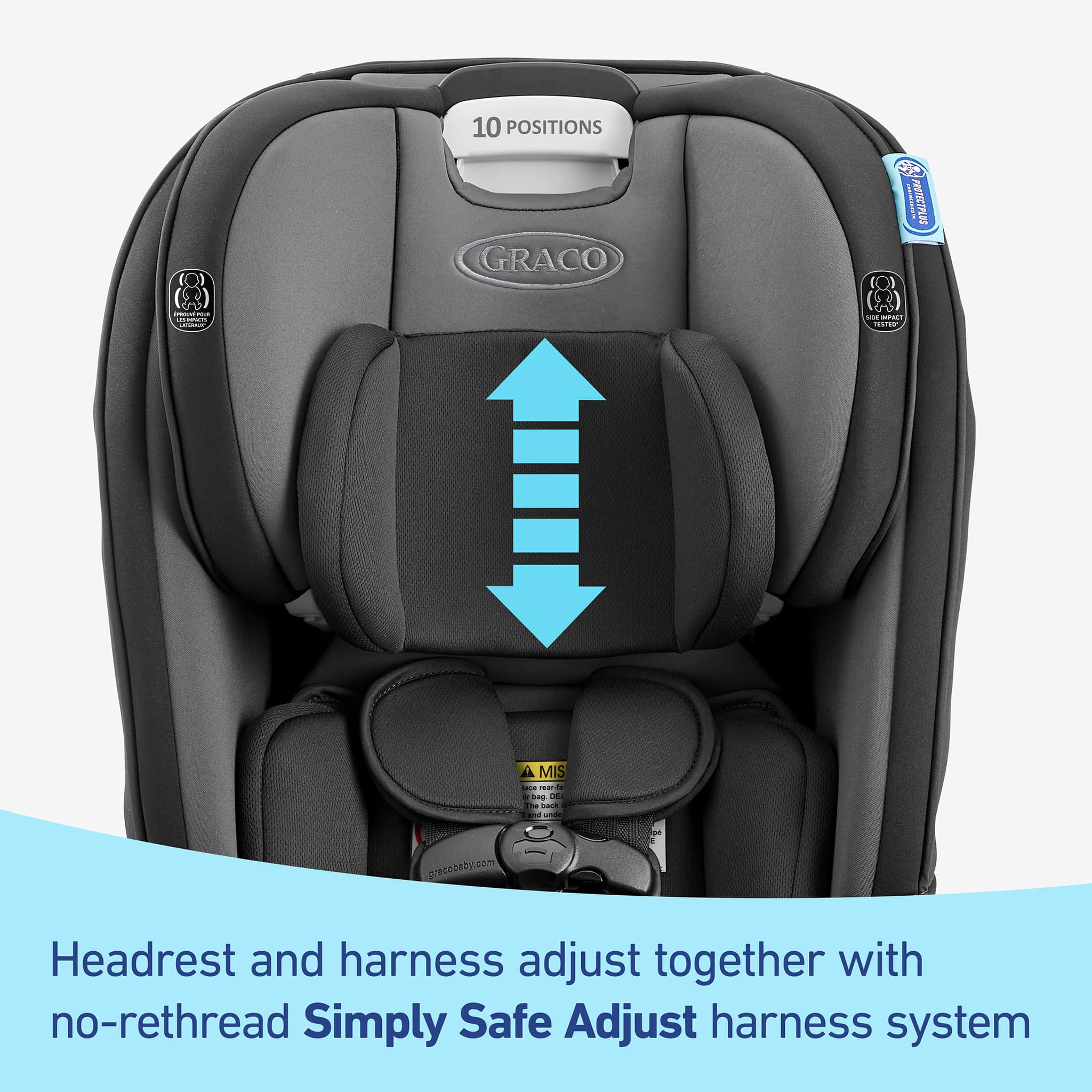Siège d'auto 3-en-1 Graco® SlimFit3™ LX - Gotham - Image 7