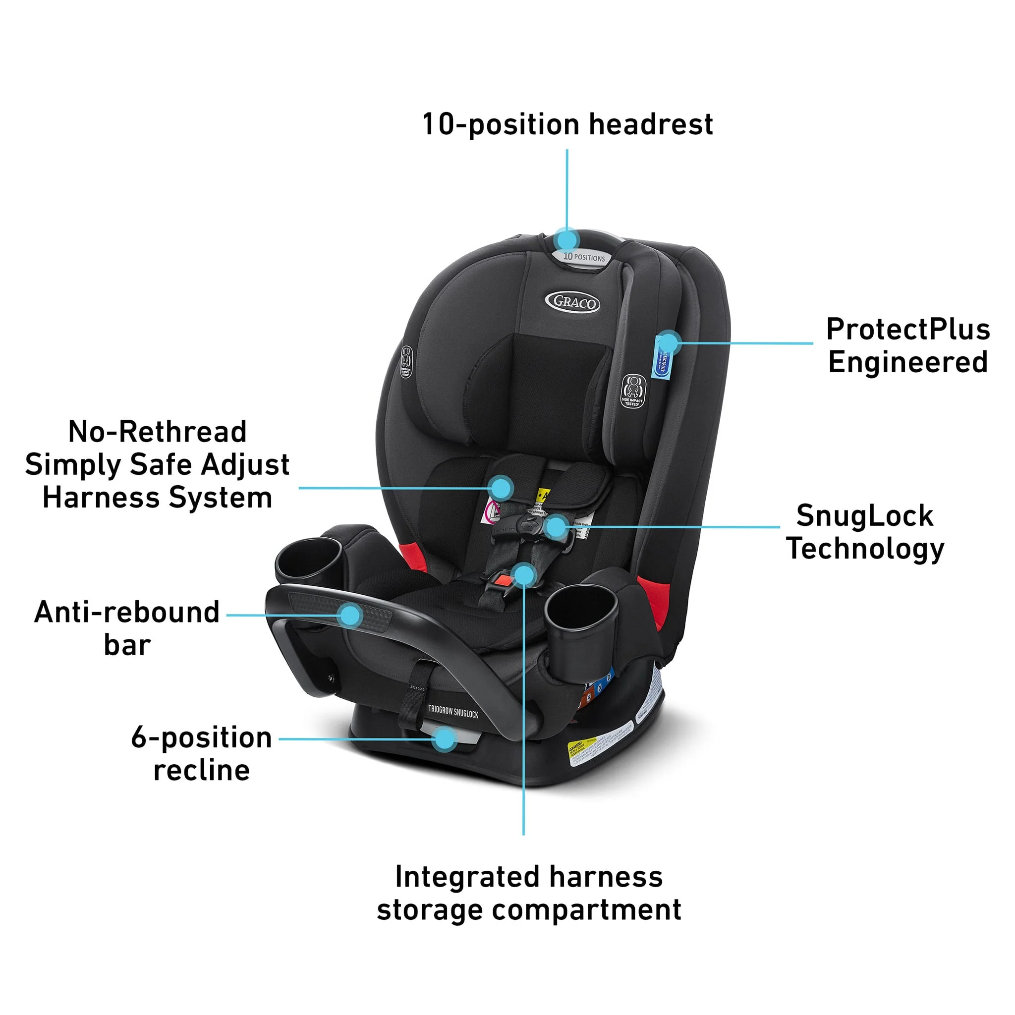 Siège d'Auto TrioGrow Snuglock 3-en-1 - Prescott - Image 10