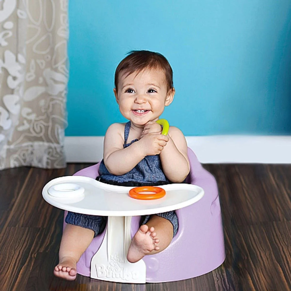 Siège d'Appoint Rehausseur Bumbo - Gris Pâle - Image 3