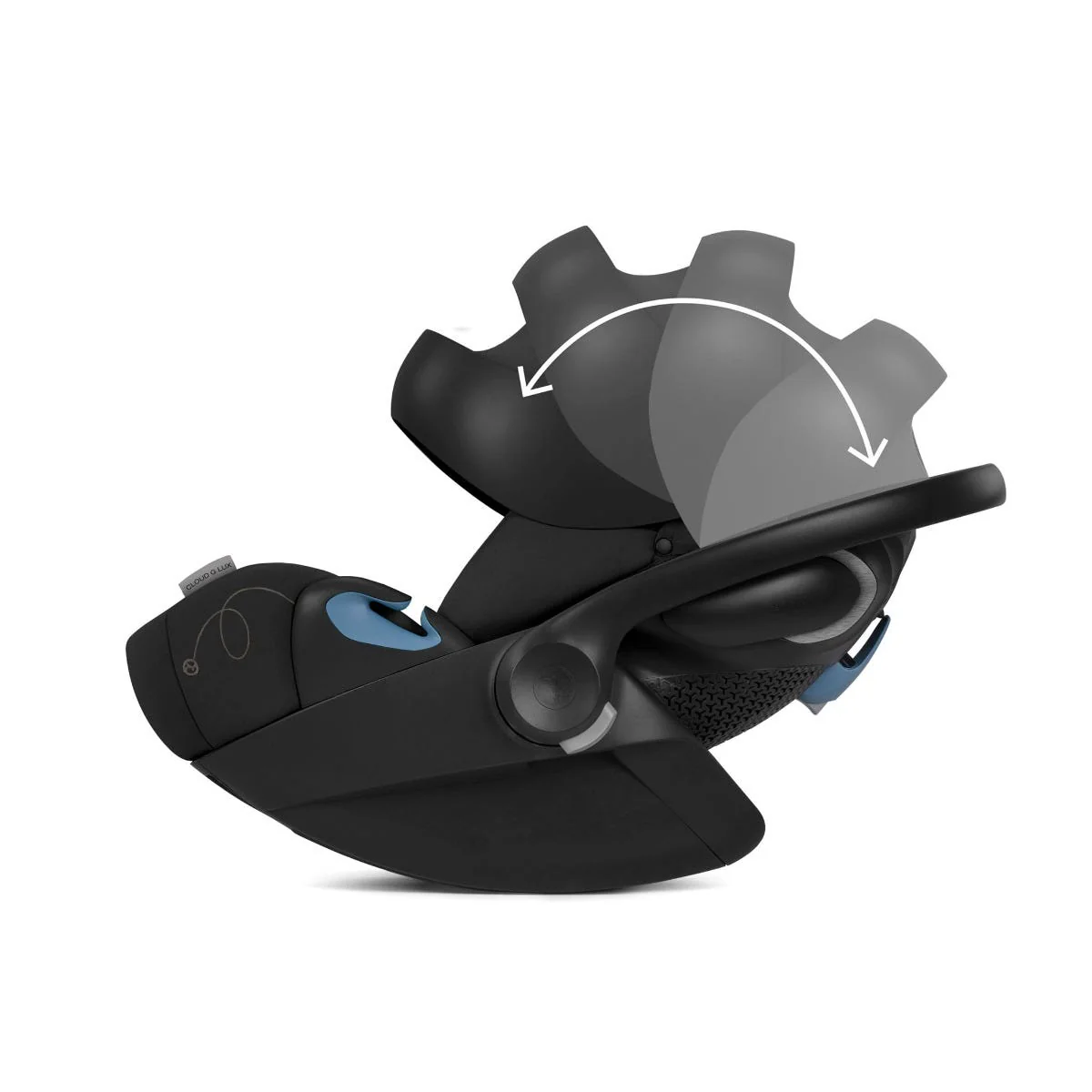 Siège d’Auto Cloud G Lux 4-35lb - Moon Noir - Image 6