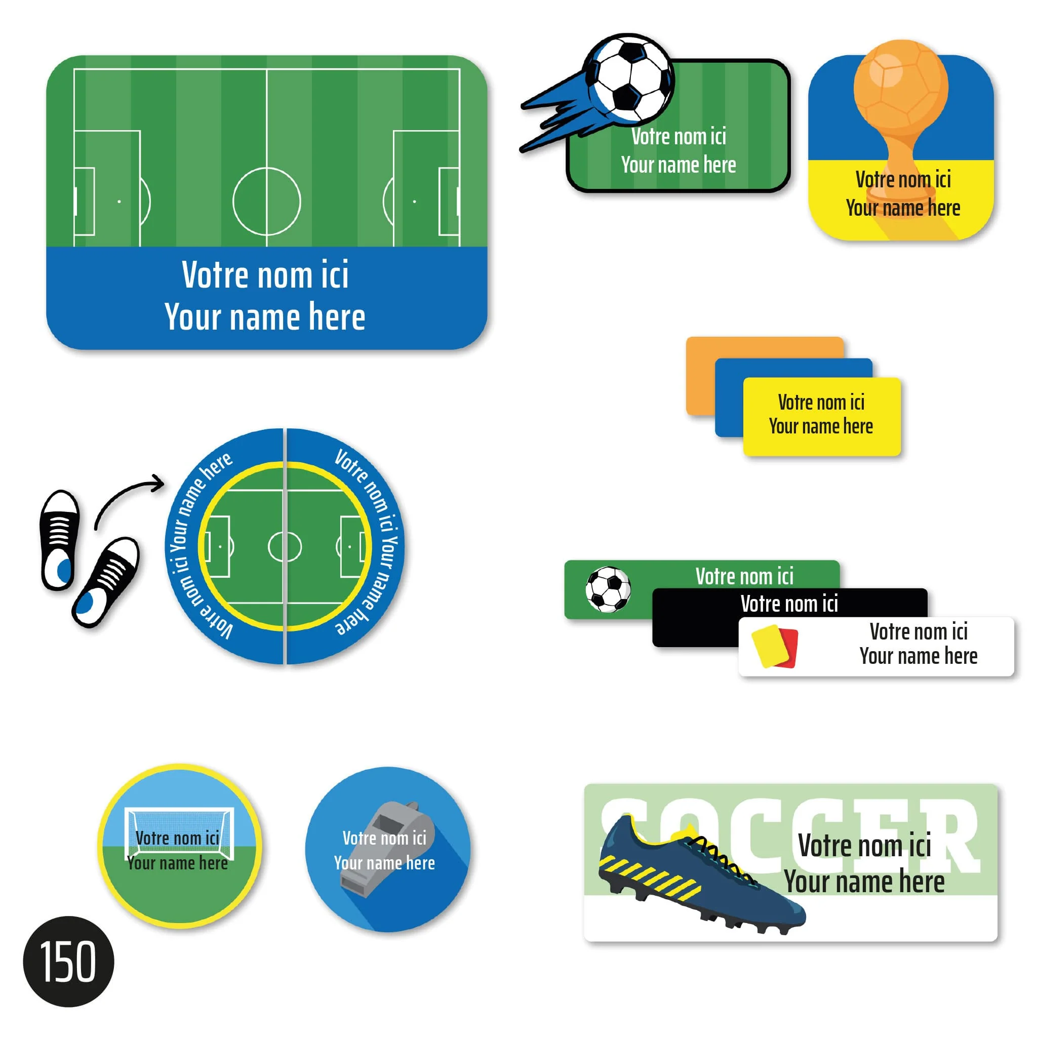 Étiquettes Essentiel - Soccer