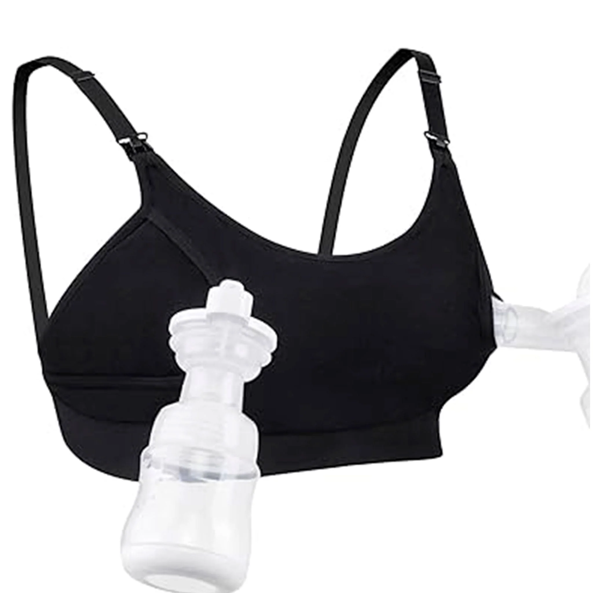 Soutien-Gorge d'Allaitement Original YN08 - Noir - Image 5