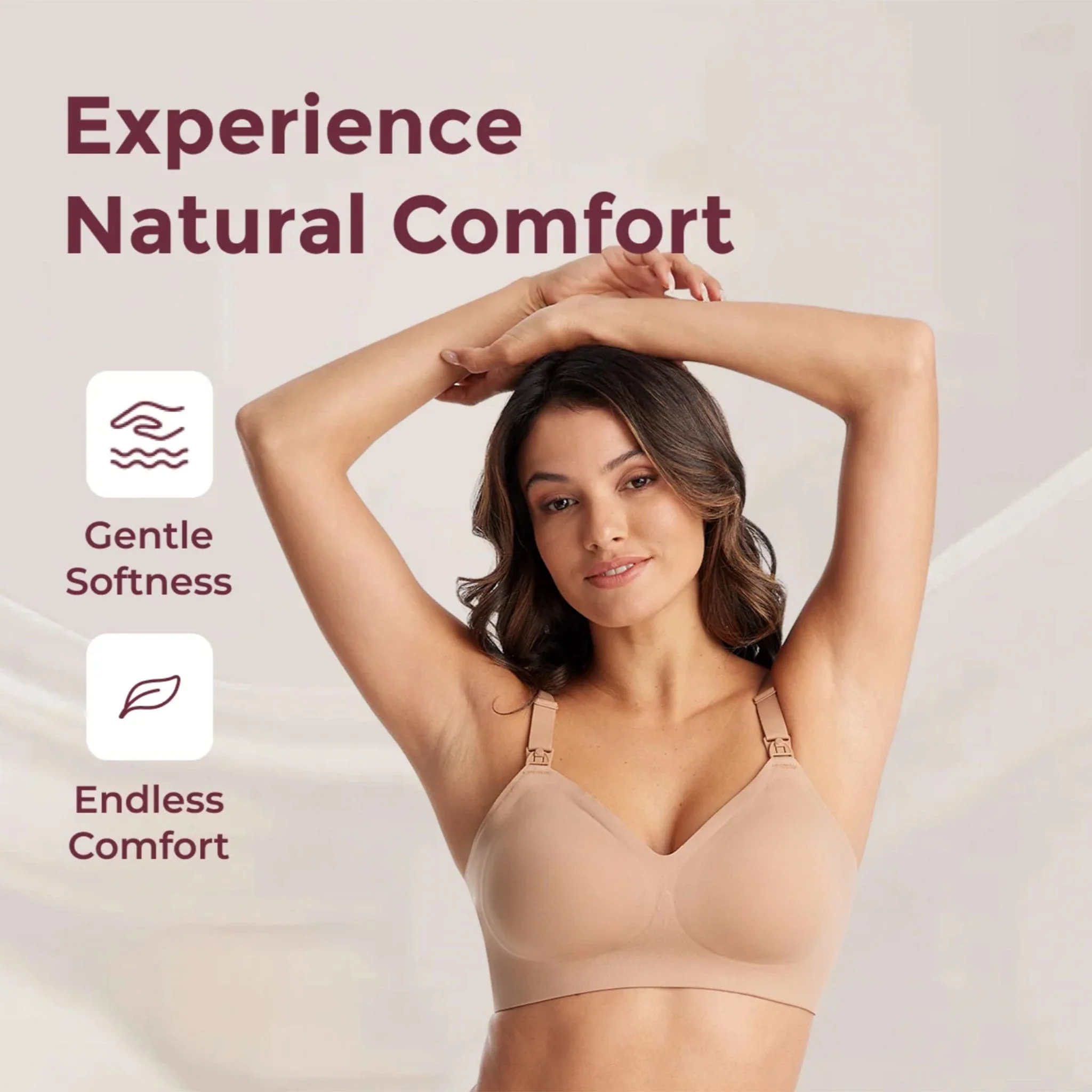 Soutien-Gorge d'Allaitement Smooth YN21 - Noir - Image 7
