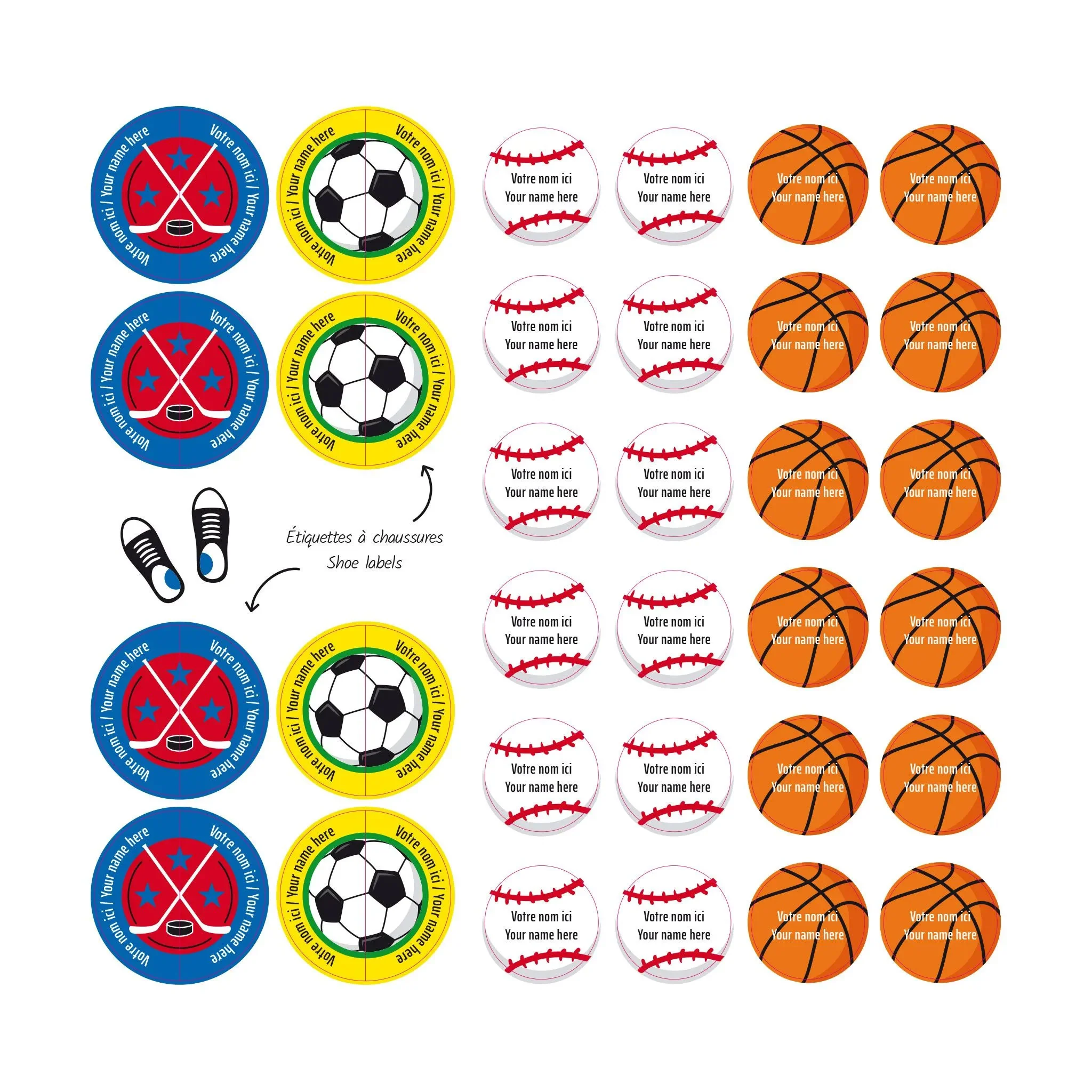 Étiquettes Essentiel - Sports - Image 4