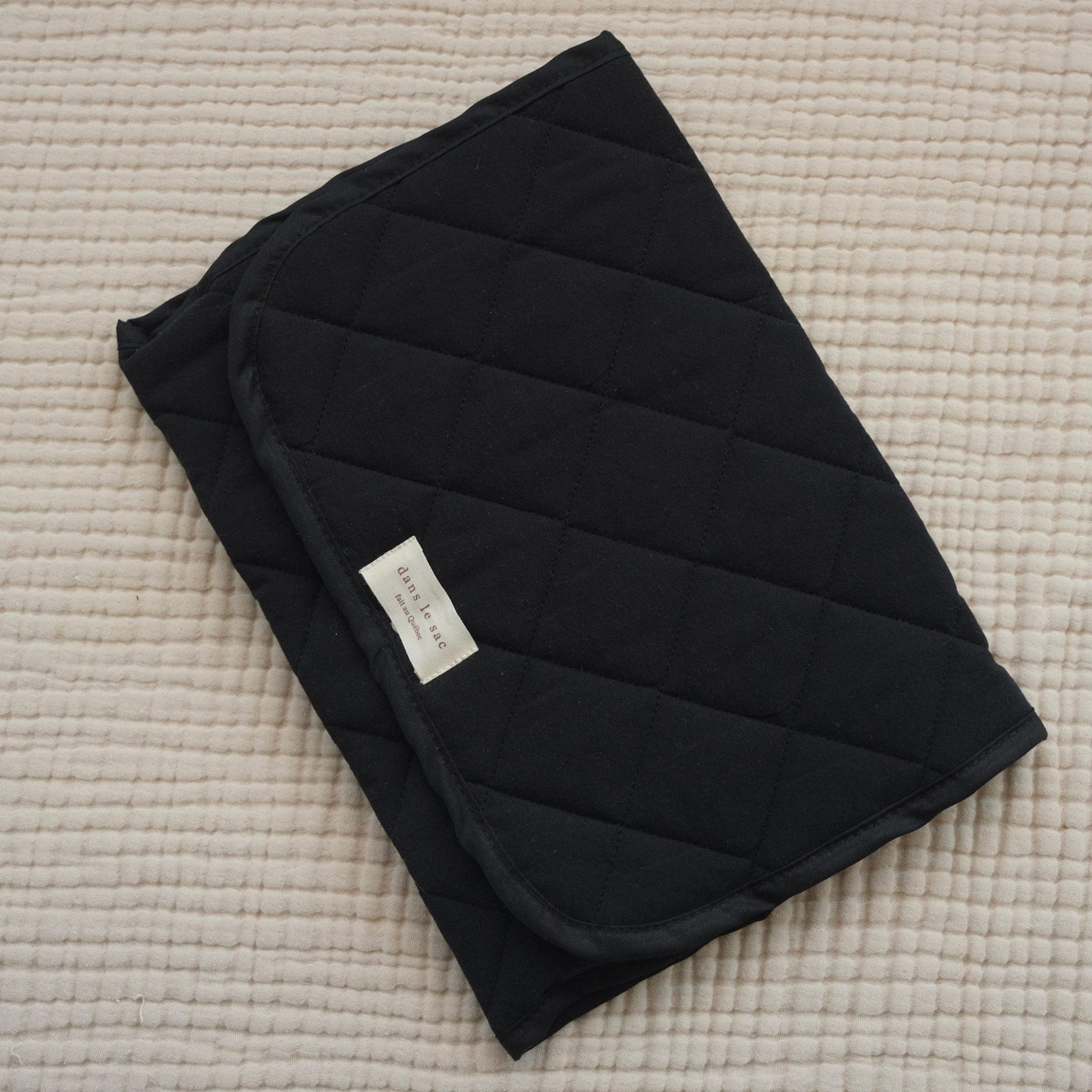 Tapis à Langer - Noir - Image 2