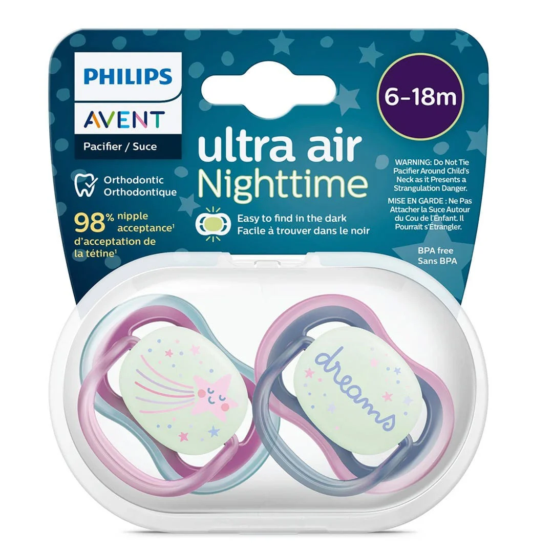 Suce Ultra Air Nighttime 6-18 mois Étoile Endormie / Lune (2) - Image 5