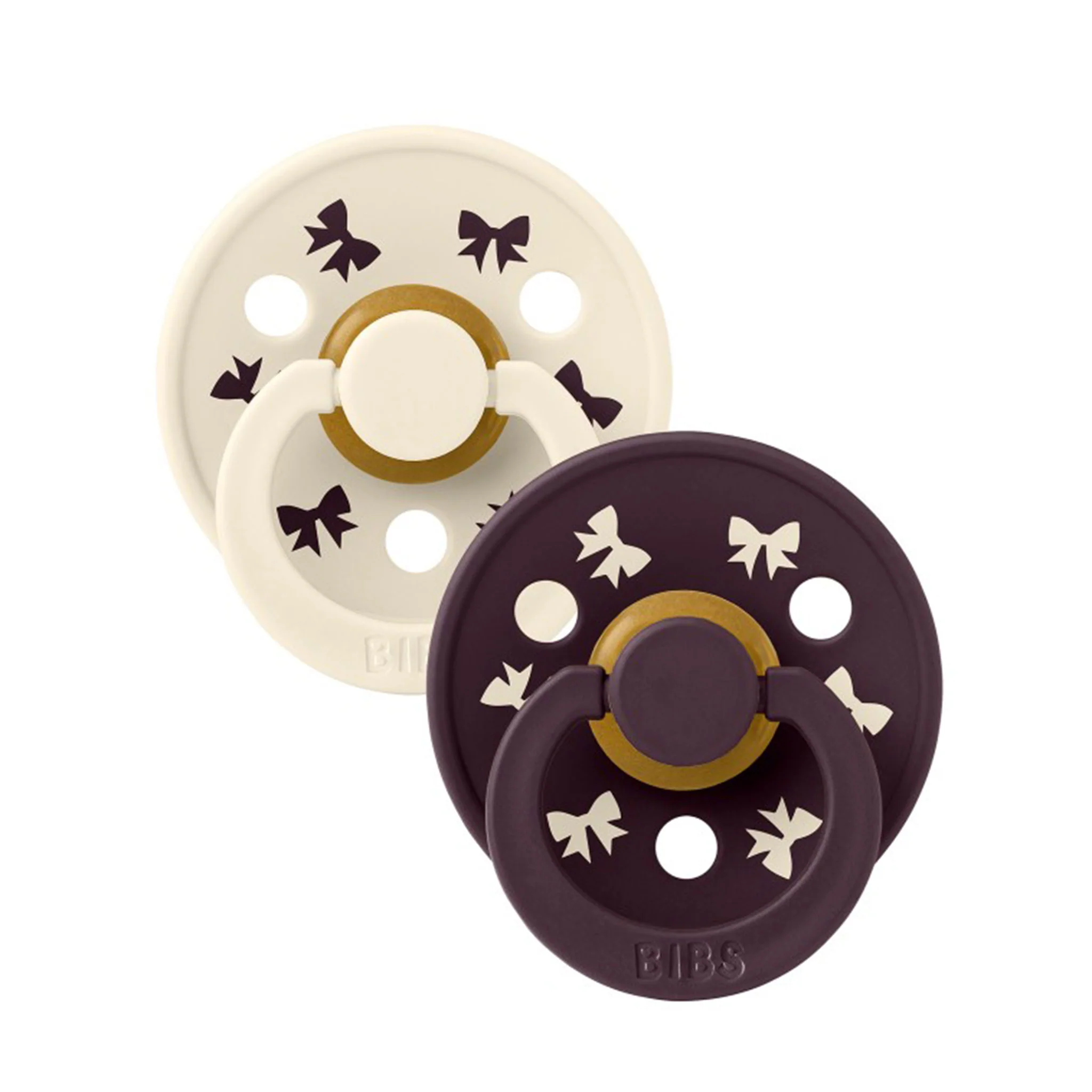 Suce Bibs (2) 6-18mois Boucles (Grandeur 2)