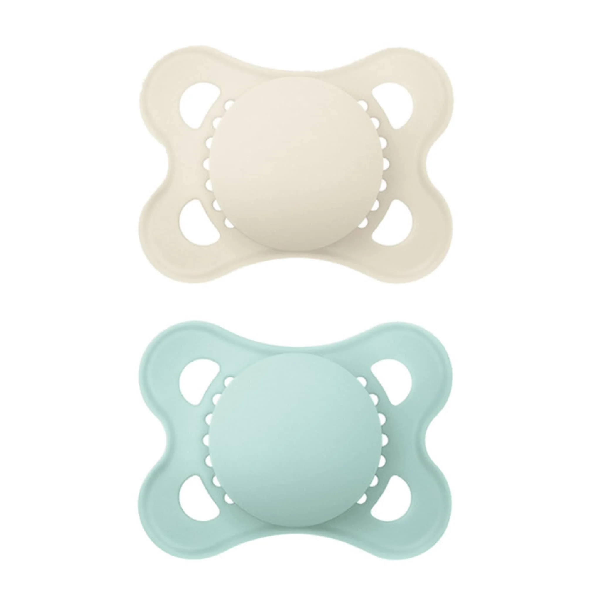 Suce Orthodontique (2) Matte 0-6mois Mam - Aqua