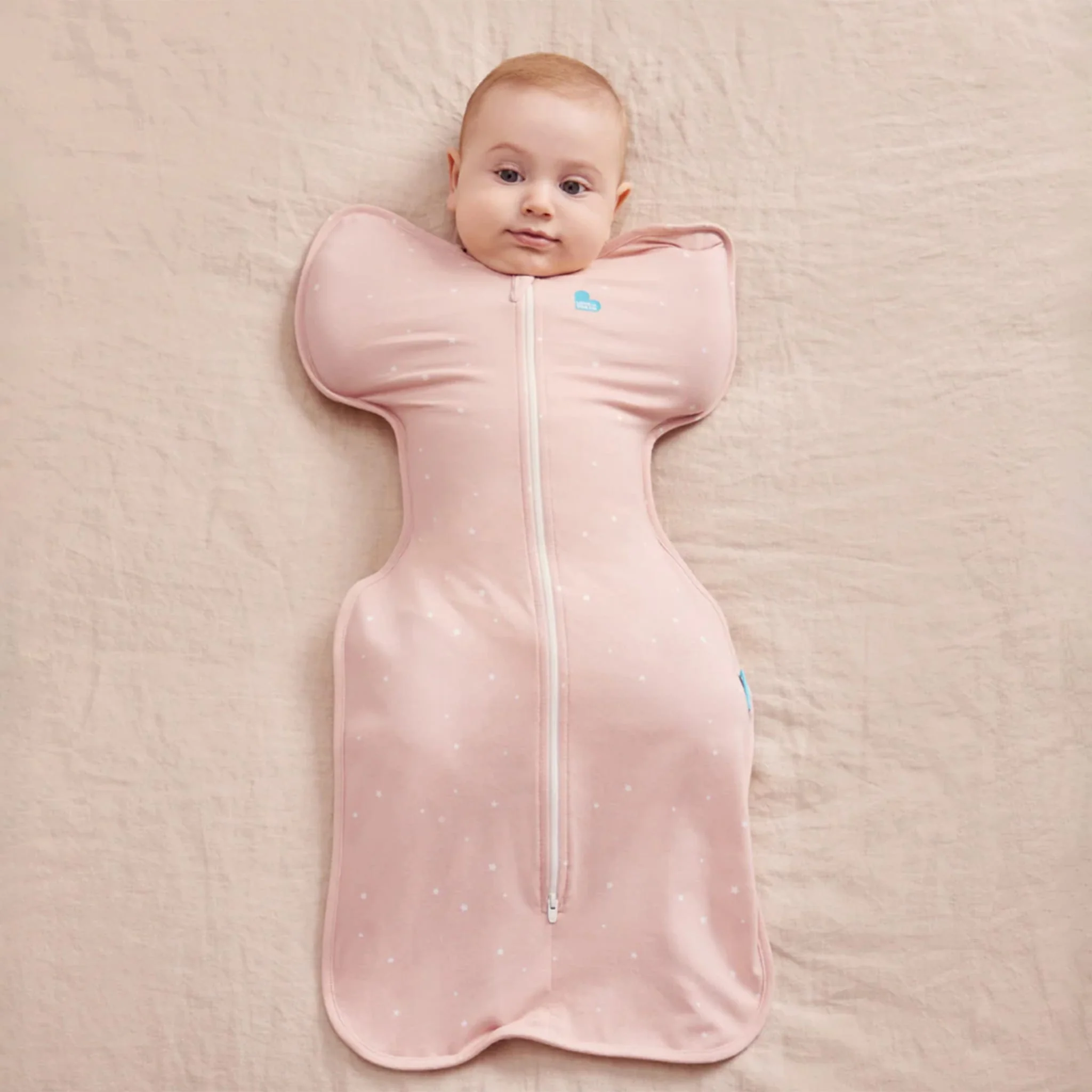 Swaddle Up Organique Small 8-13lb - Rose Étoilé - Image 2