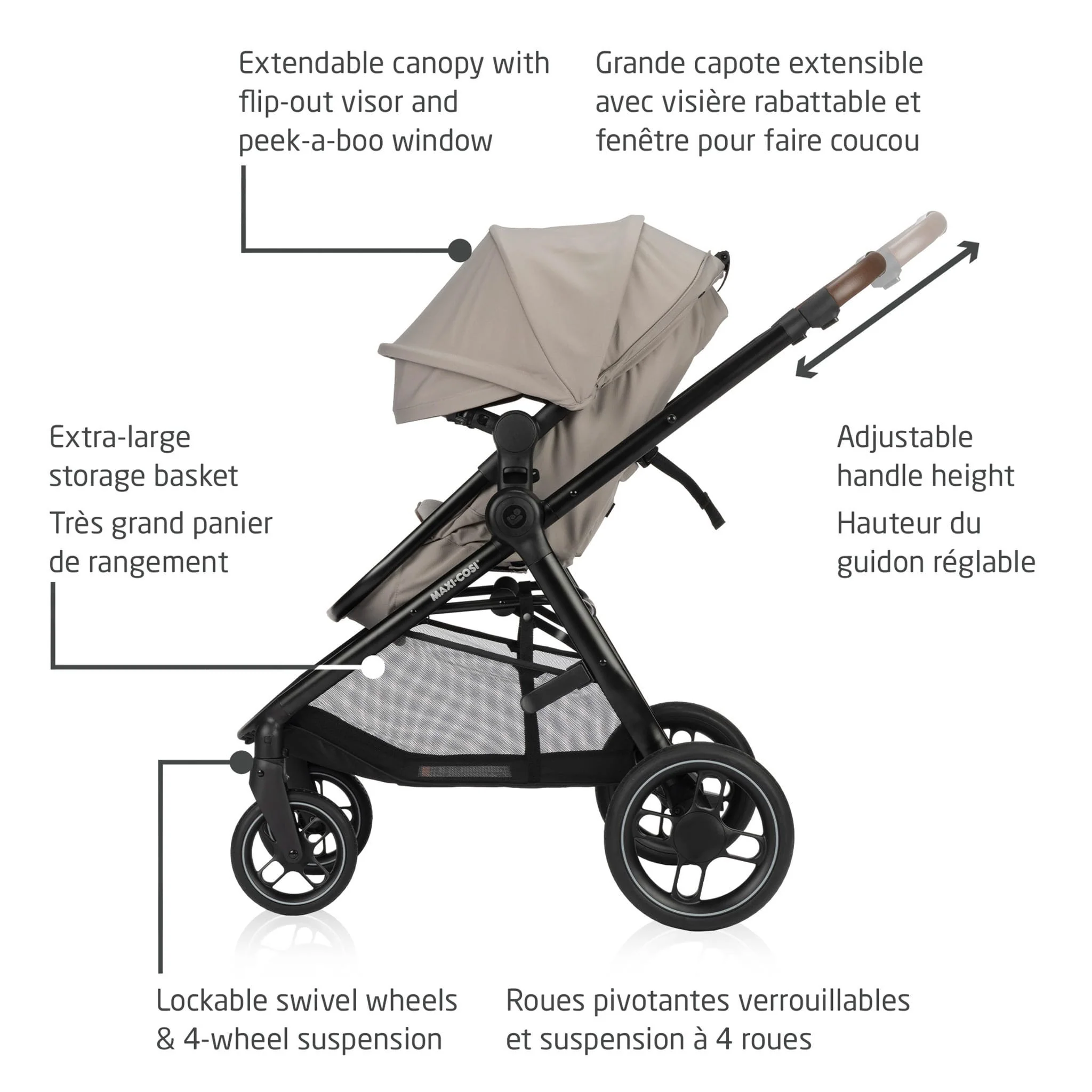 Système de Voyage Zelia Luxe 5-en-1 - New Hope Tan - Image 8