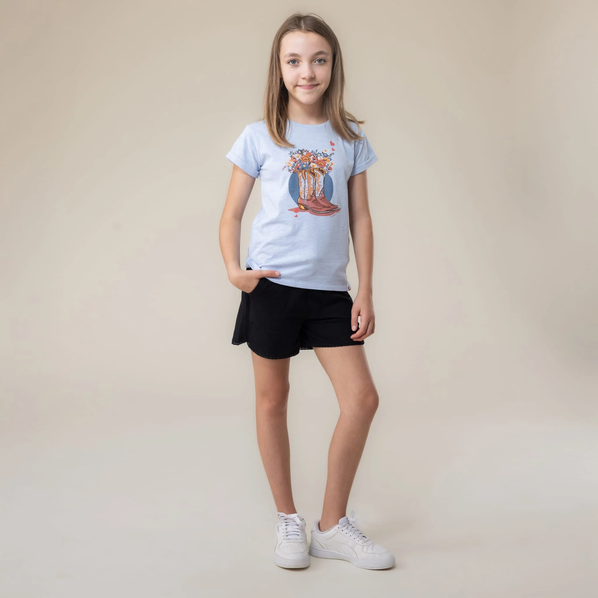 T-shirt Botte Cowgirl 2-12ans - Image 3