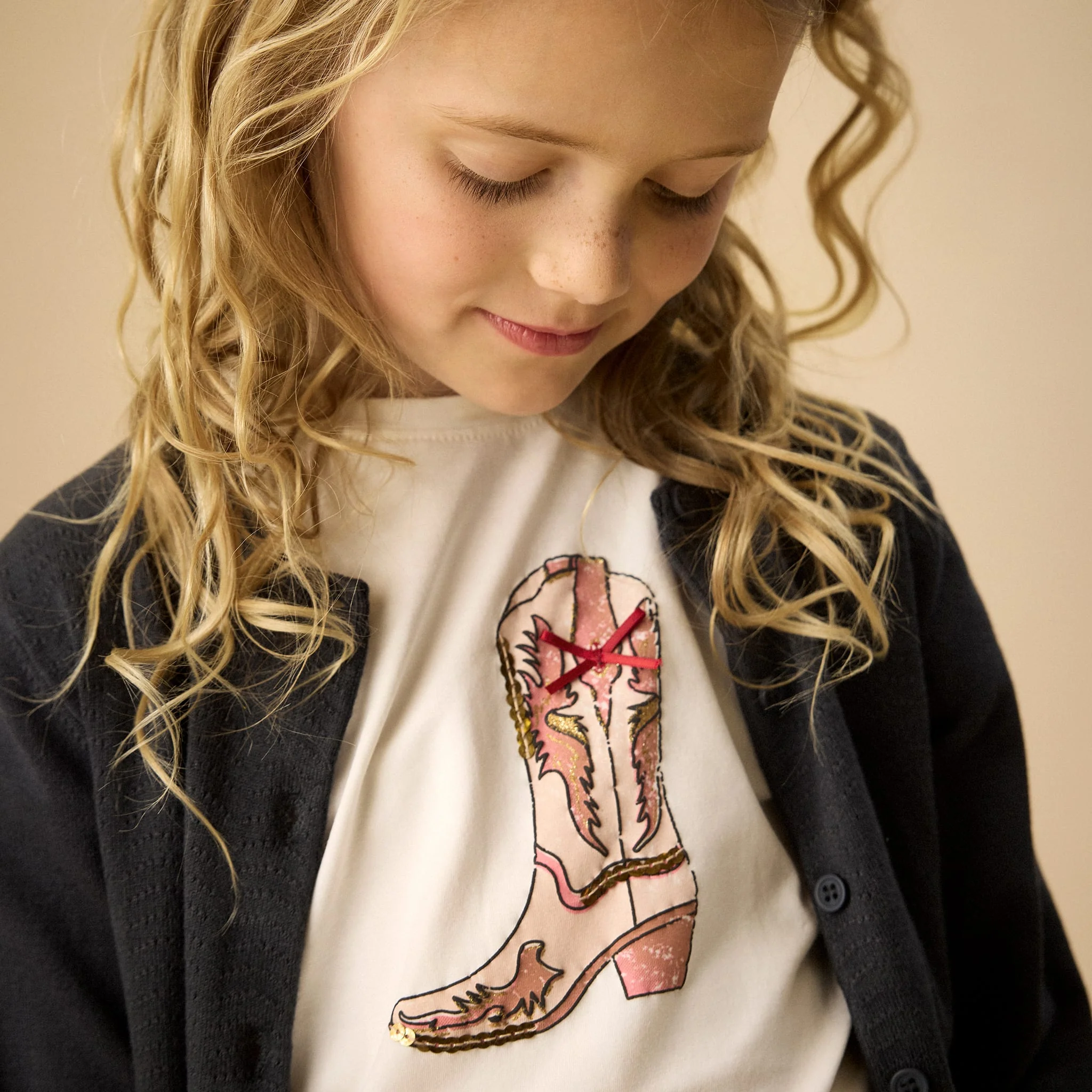 T-shirt Botte Cowgirl 4-14ans - Image 4