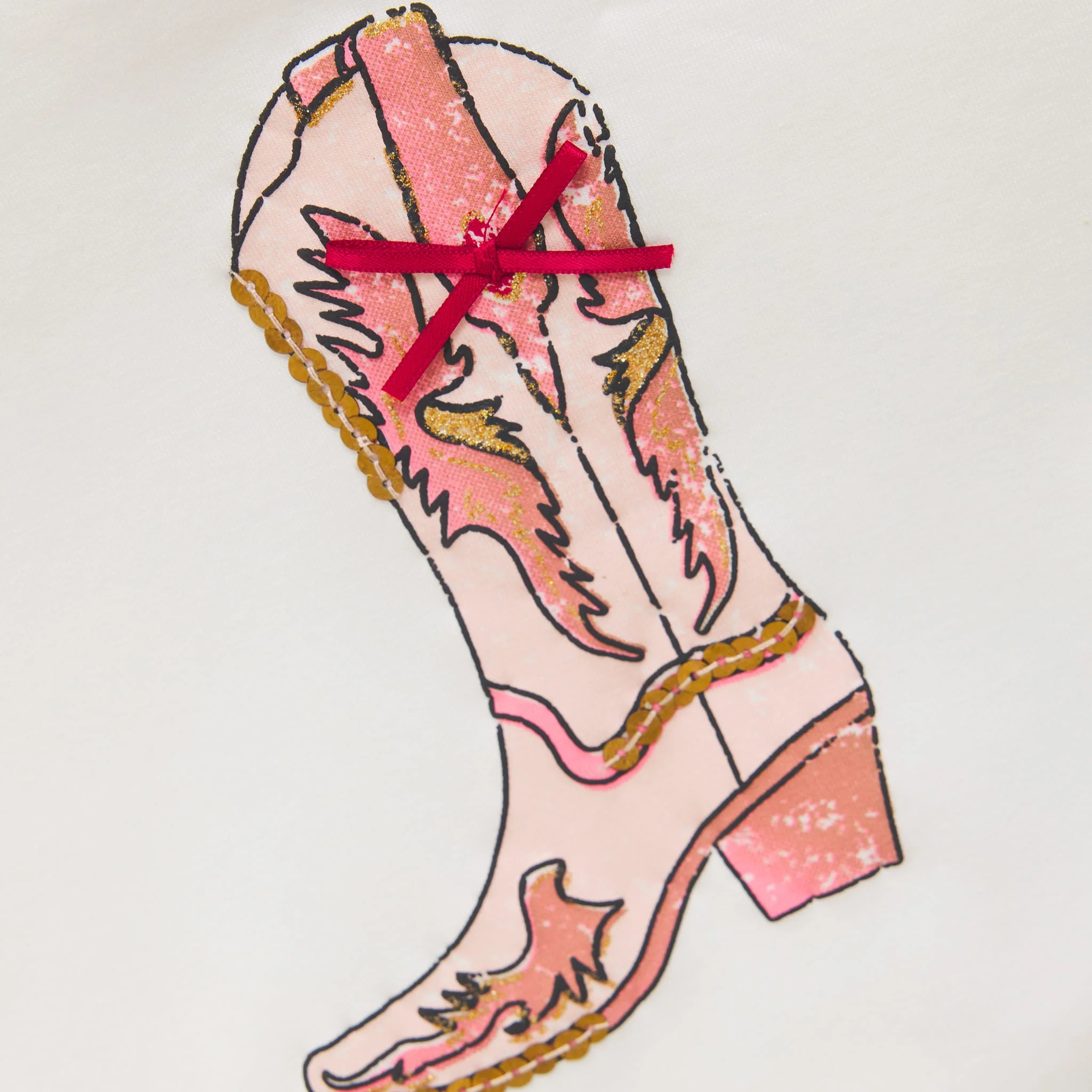 T-shirt Botte Cowgirl 4-14ans - Image 5