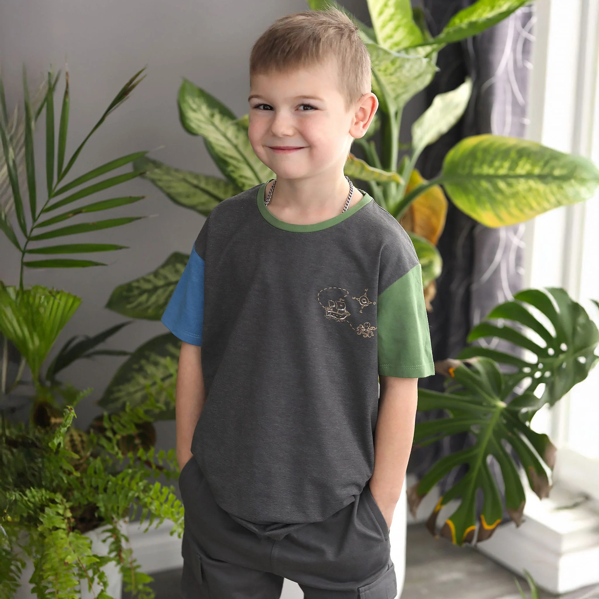 T-shirt Carte Aux Trésors 2-8ans - Image 2