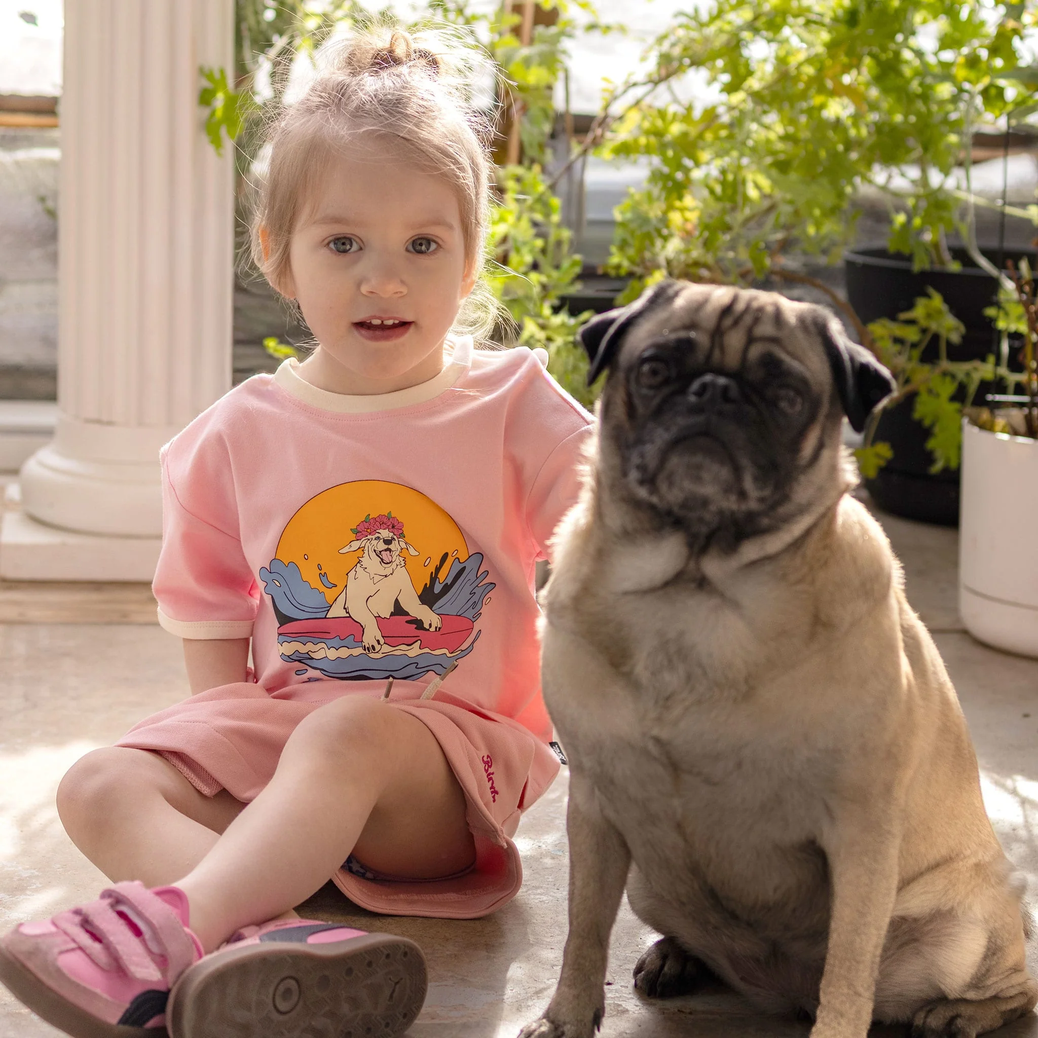 T-shirt Chien Surf 2-10ans - Image 2