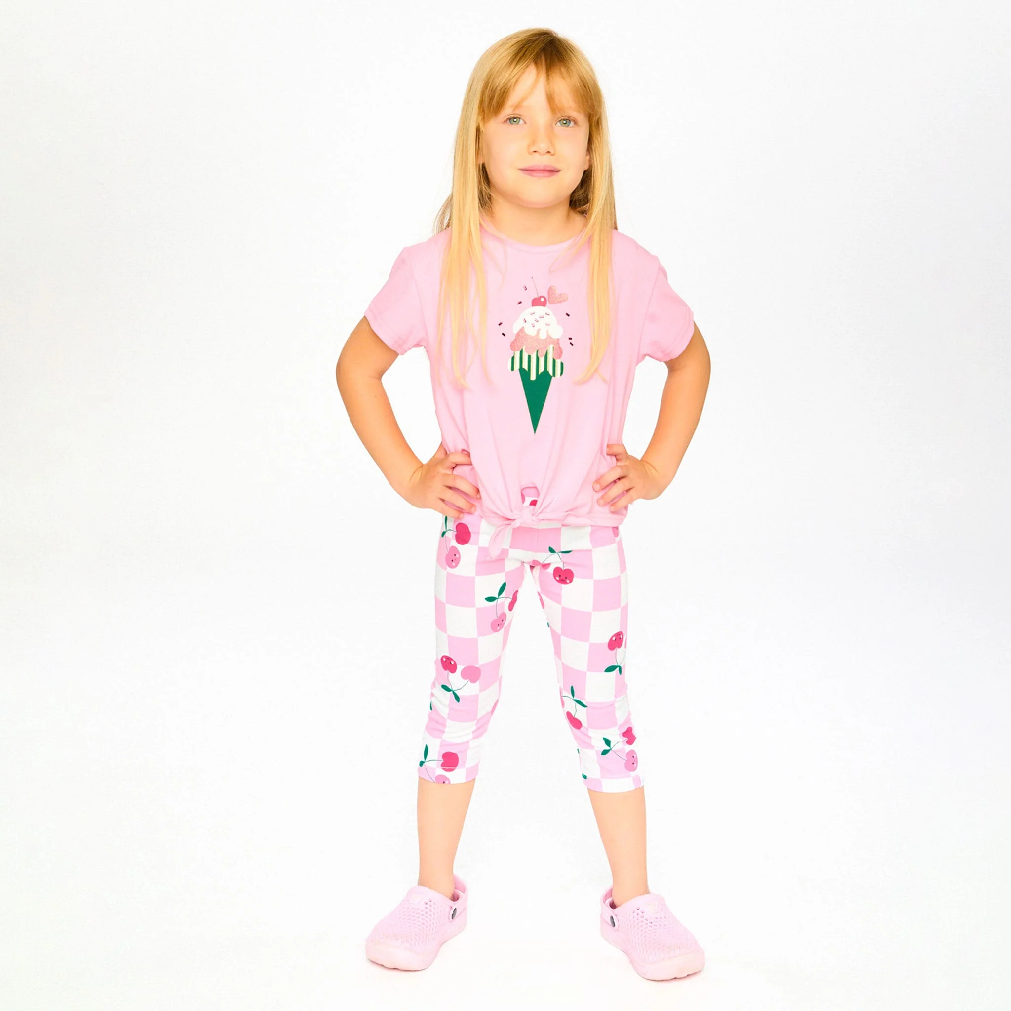 T-shirt Crème Glacé Cerise 3-6ans - Image 6
