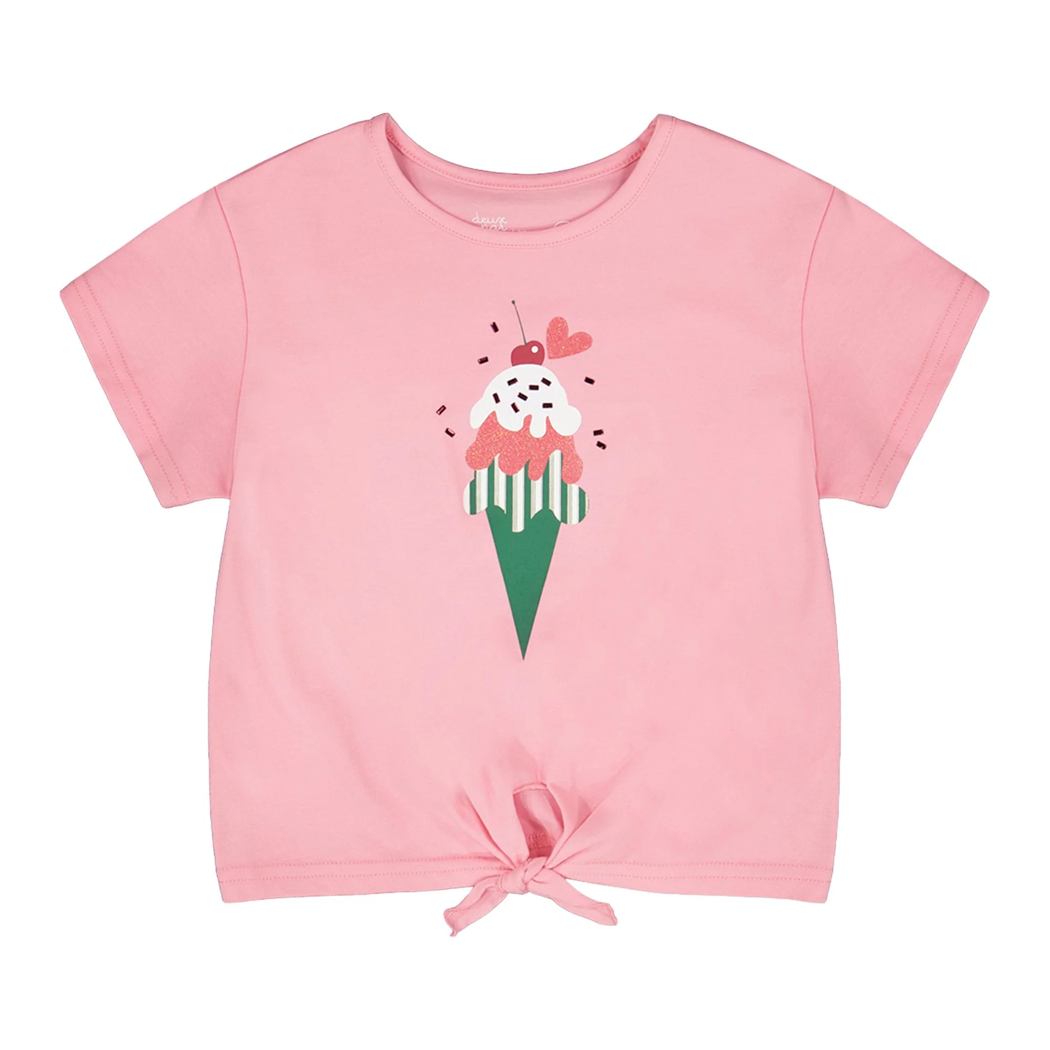 T-shirt Crème Glacé Cerise 7-10ans