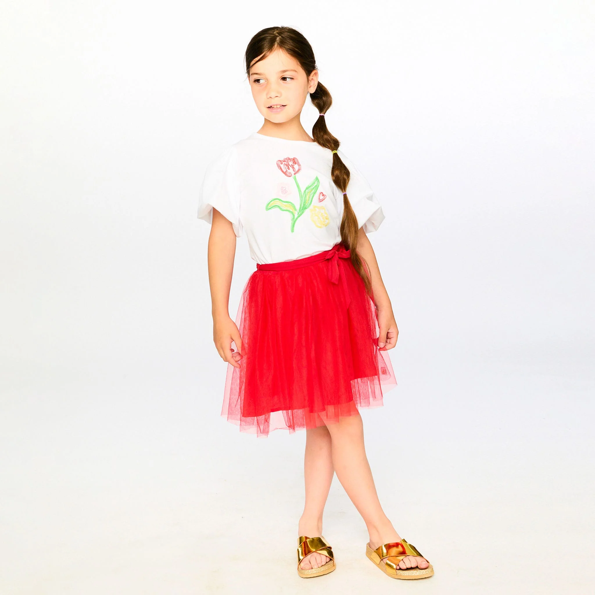 T-shirt Fleur Jonquilles 7-10ans - Image 2