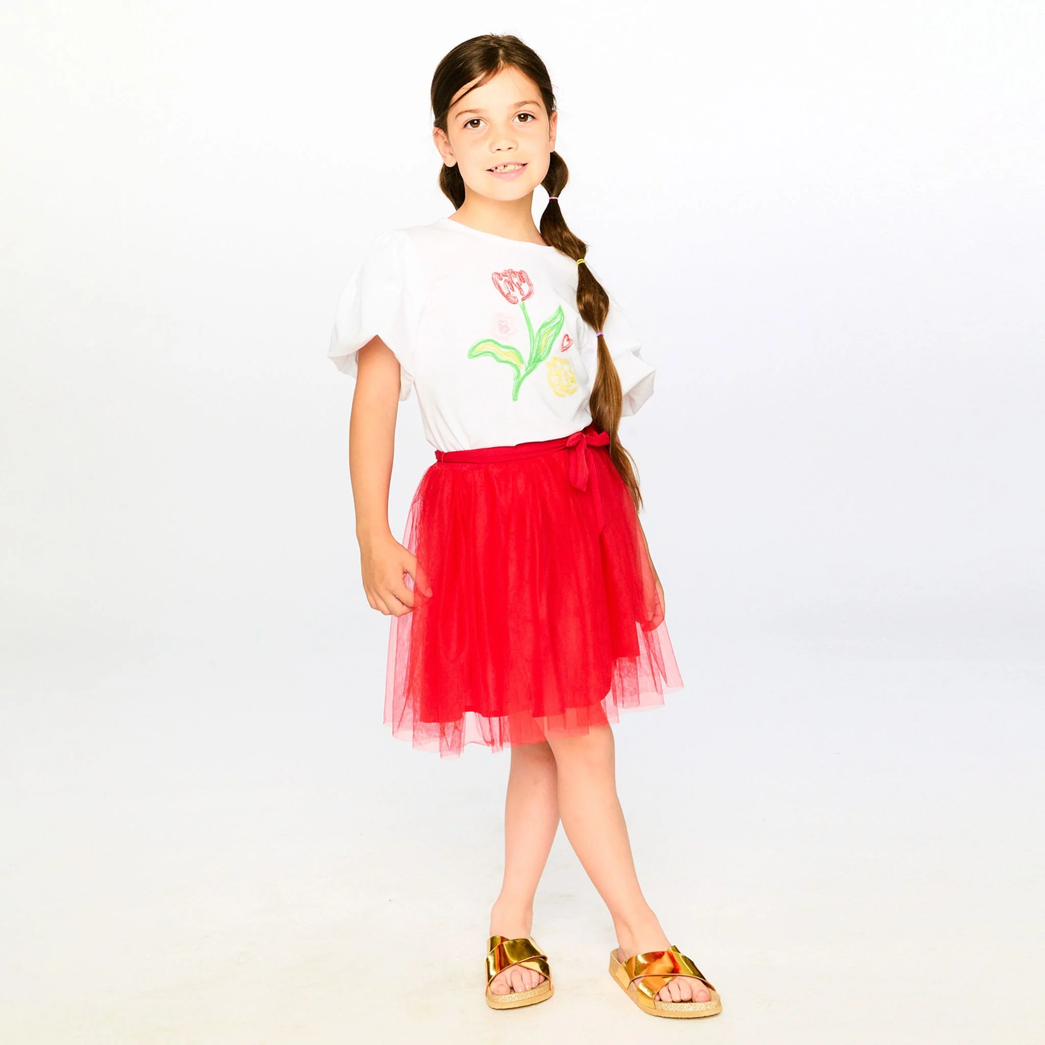 T-shirt Fleur Jonquilles 7-10ans - Image 3