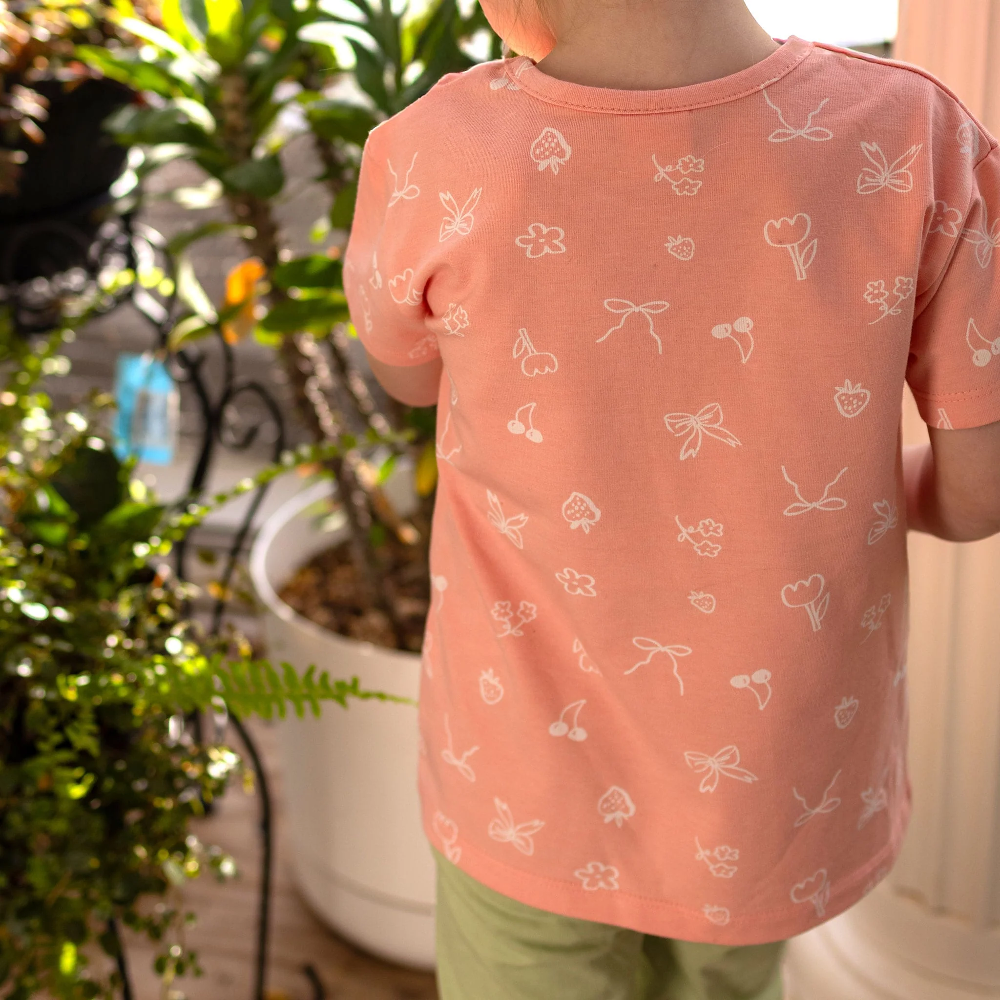 T-shirt Floral 2-8ans - Image 3