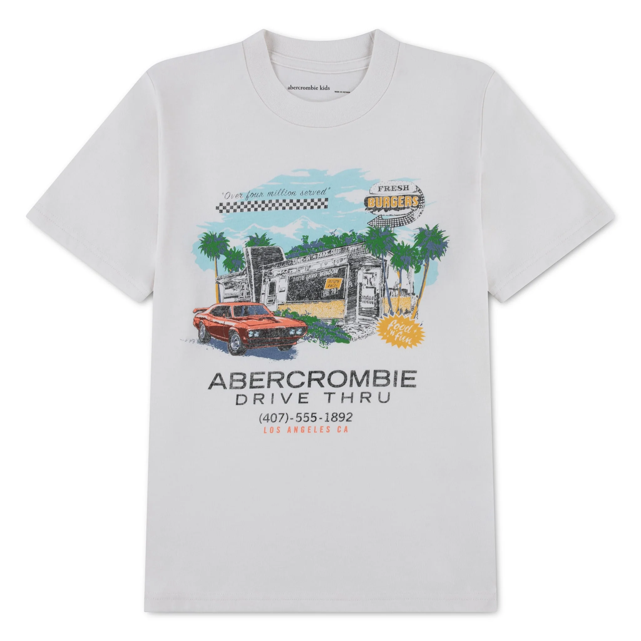 T-shirt Fresh Burger 5-18ans