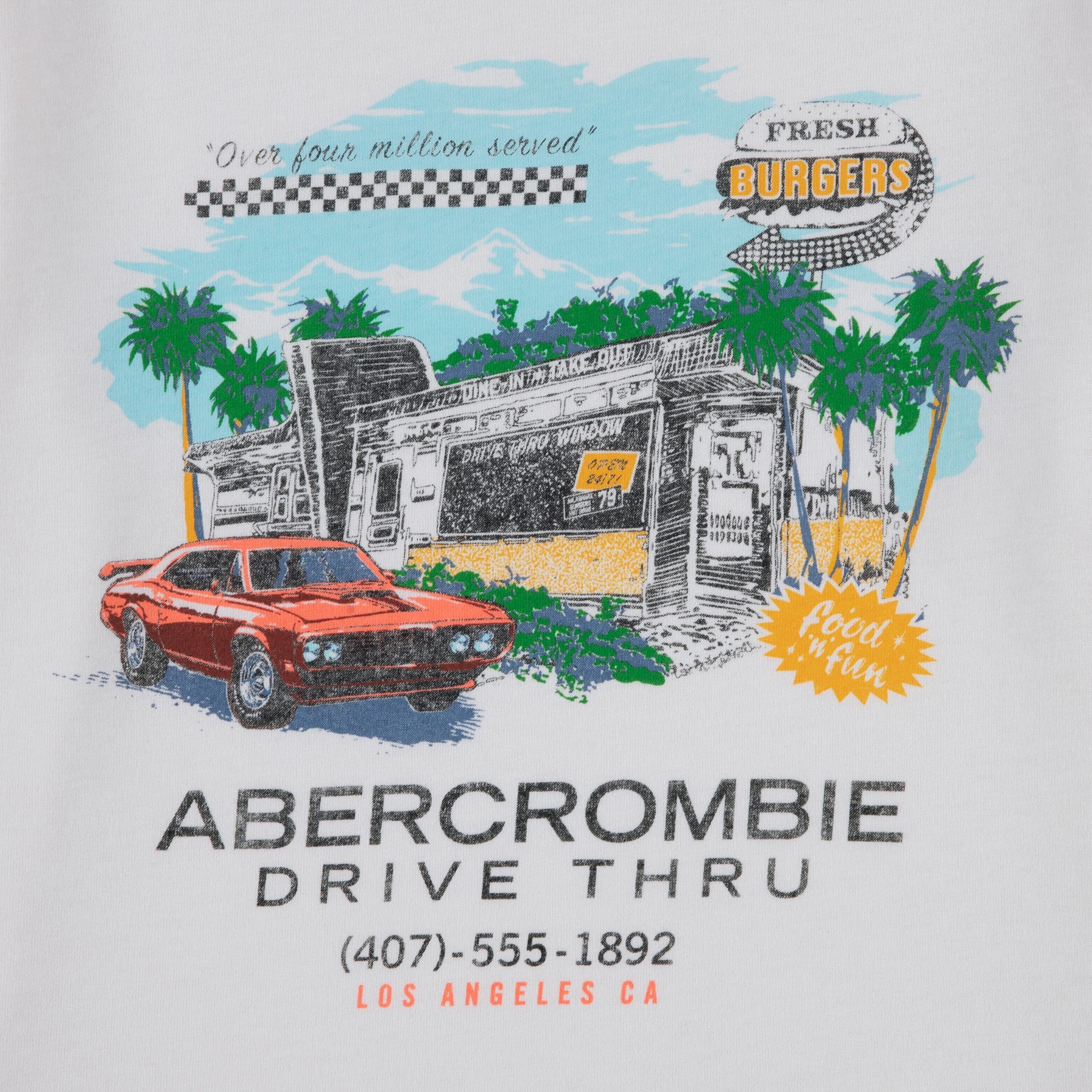 T-shirt Fresh Burger 5-18ans - Image 2