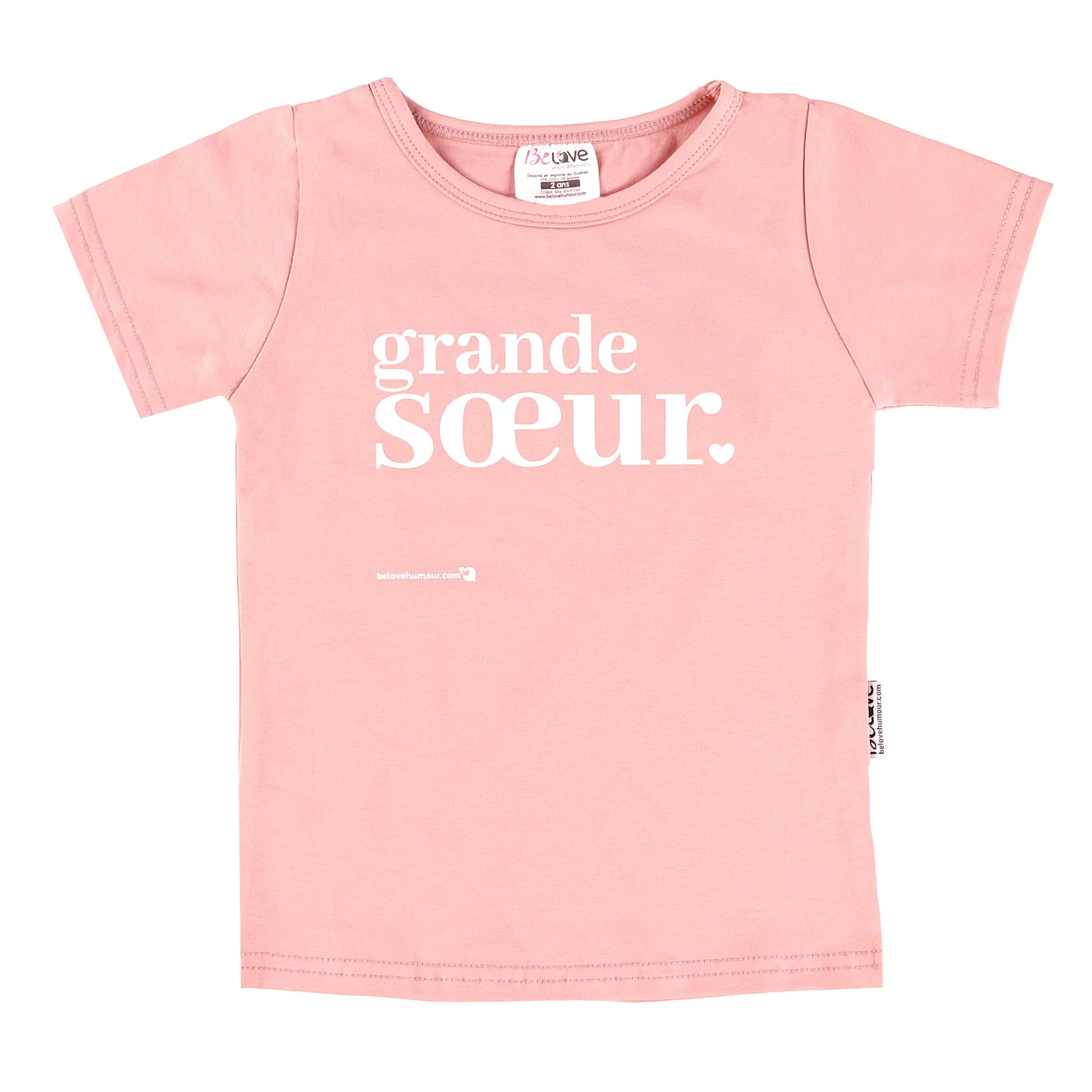 T-shirt Grande Soeur 2-4ans