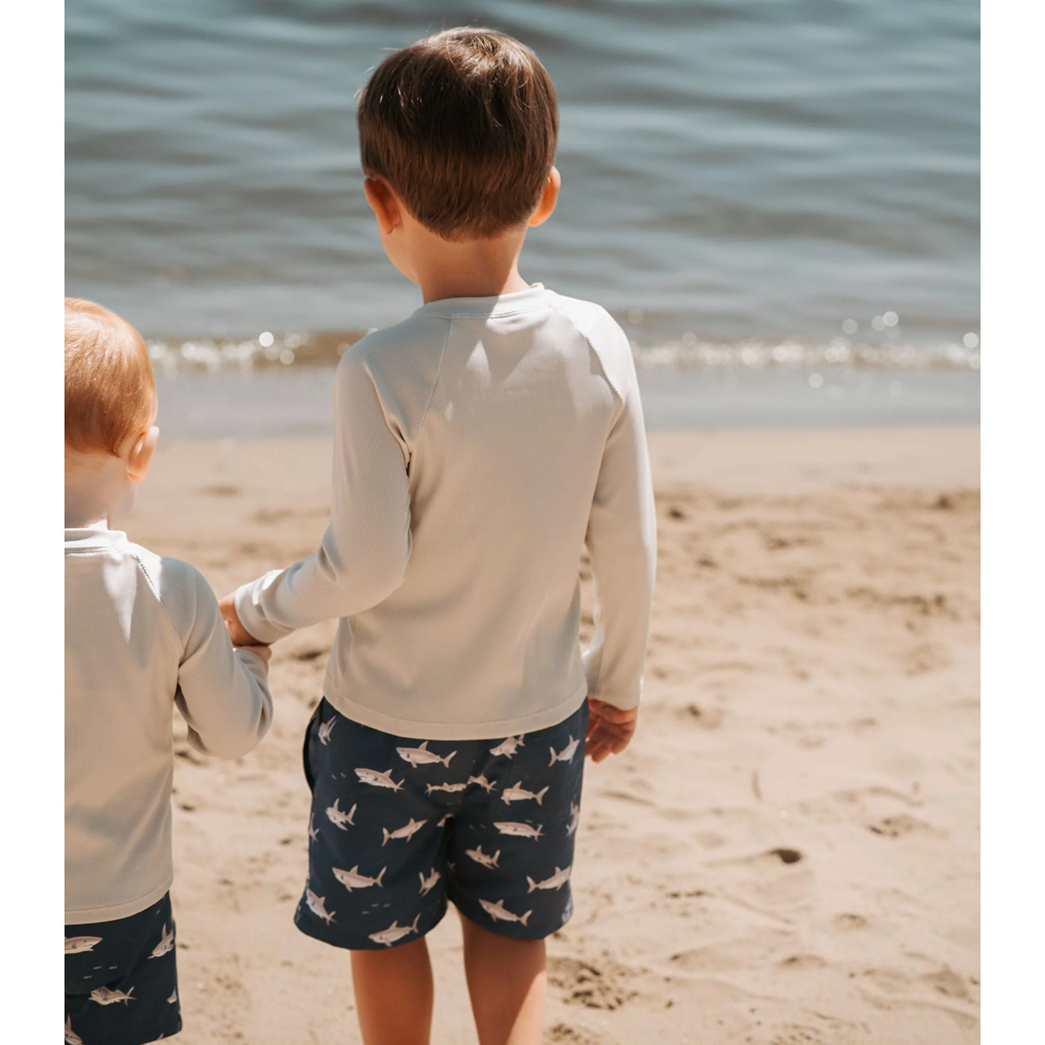 T-shirt Maillot Manches Longues Gris 2-7ans - Image 3