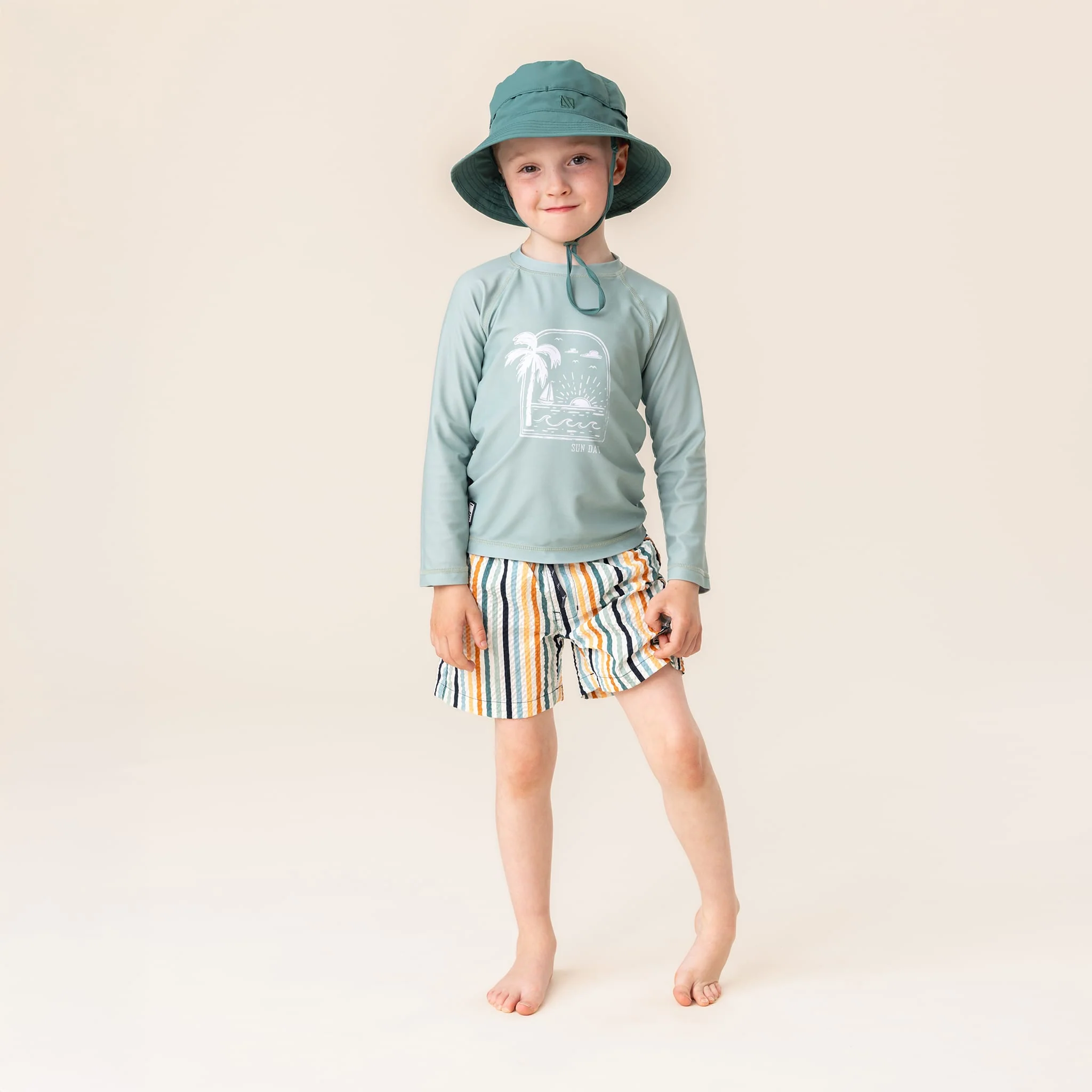 T-shirt Maillot Manches Longues Palmier 2-12ans - Image 2