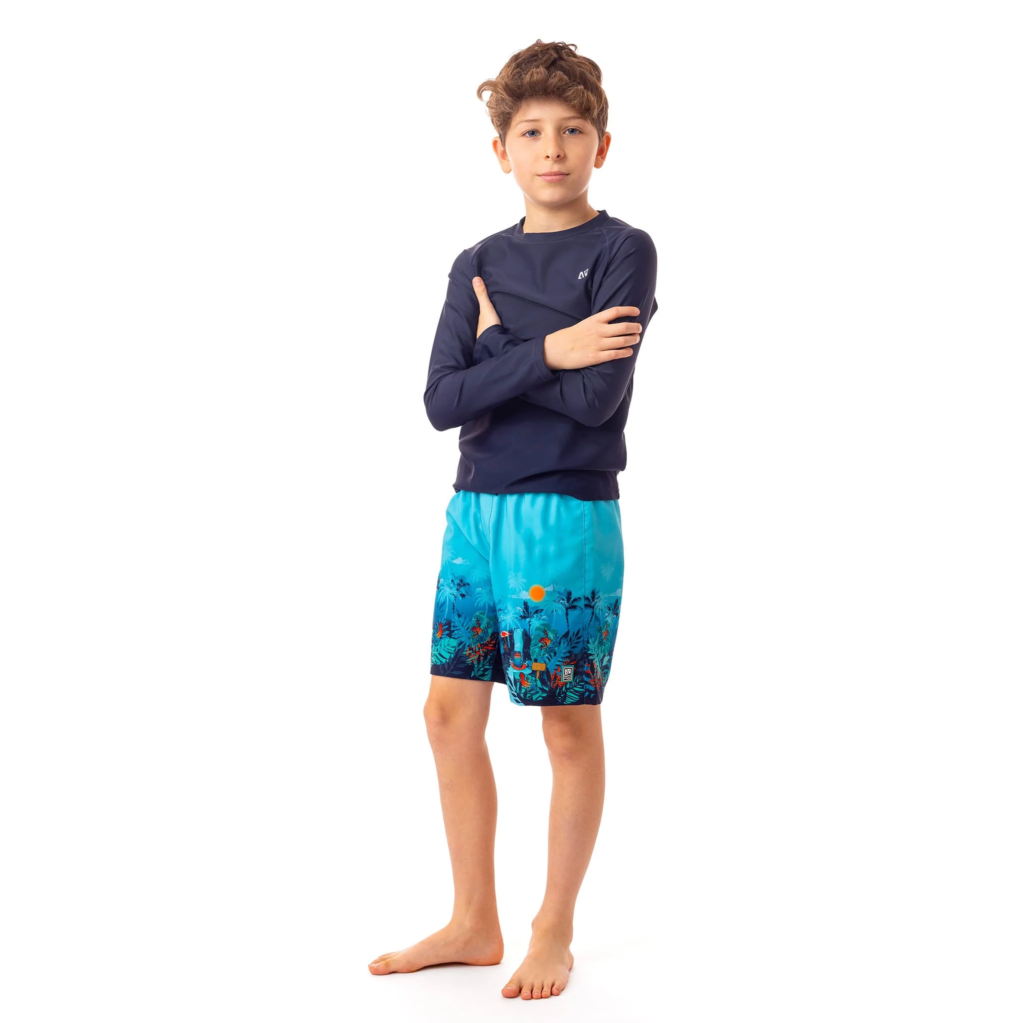 T-Shirt Maillot UV Manches Longues Uni 7-10ans - Image 5