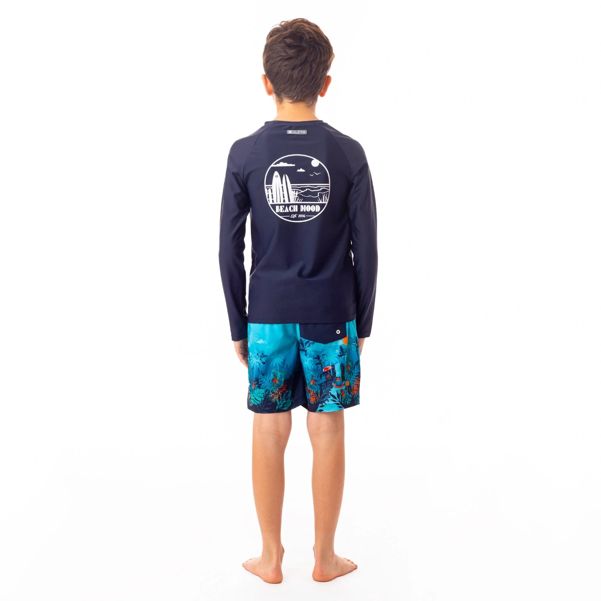 T-Shirt Maillot UV Manches Longues Uni 7-10ans - Image 6