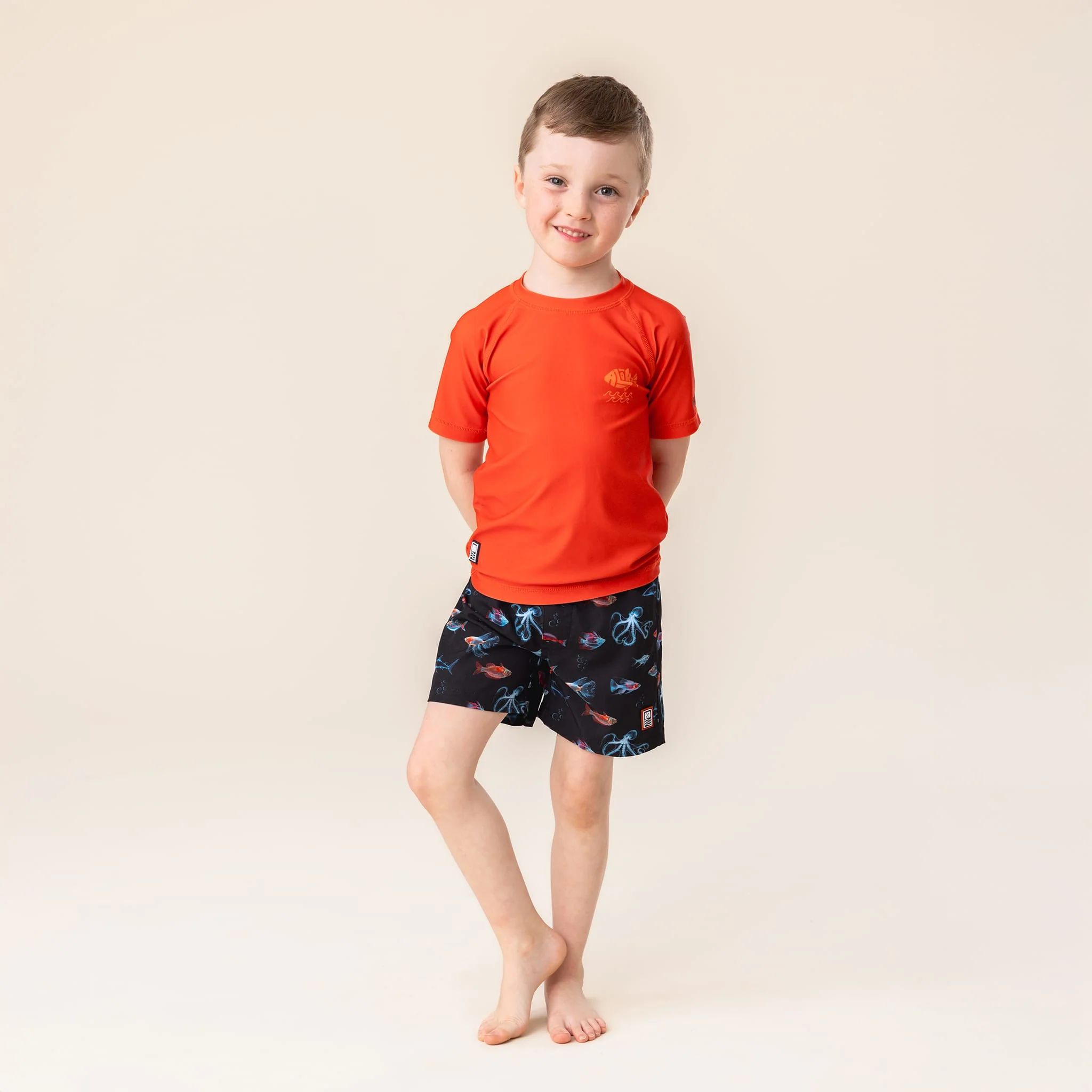 T-shirt Maillot Poissons 2-10ans - Image 2