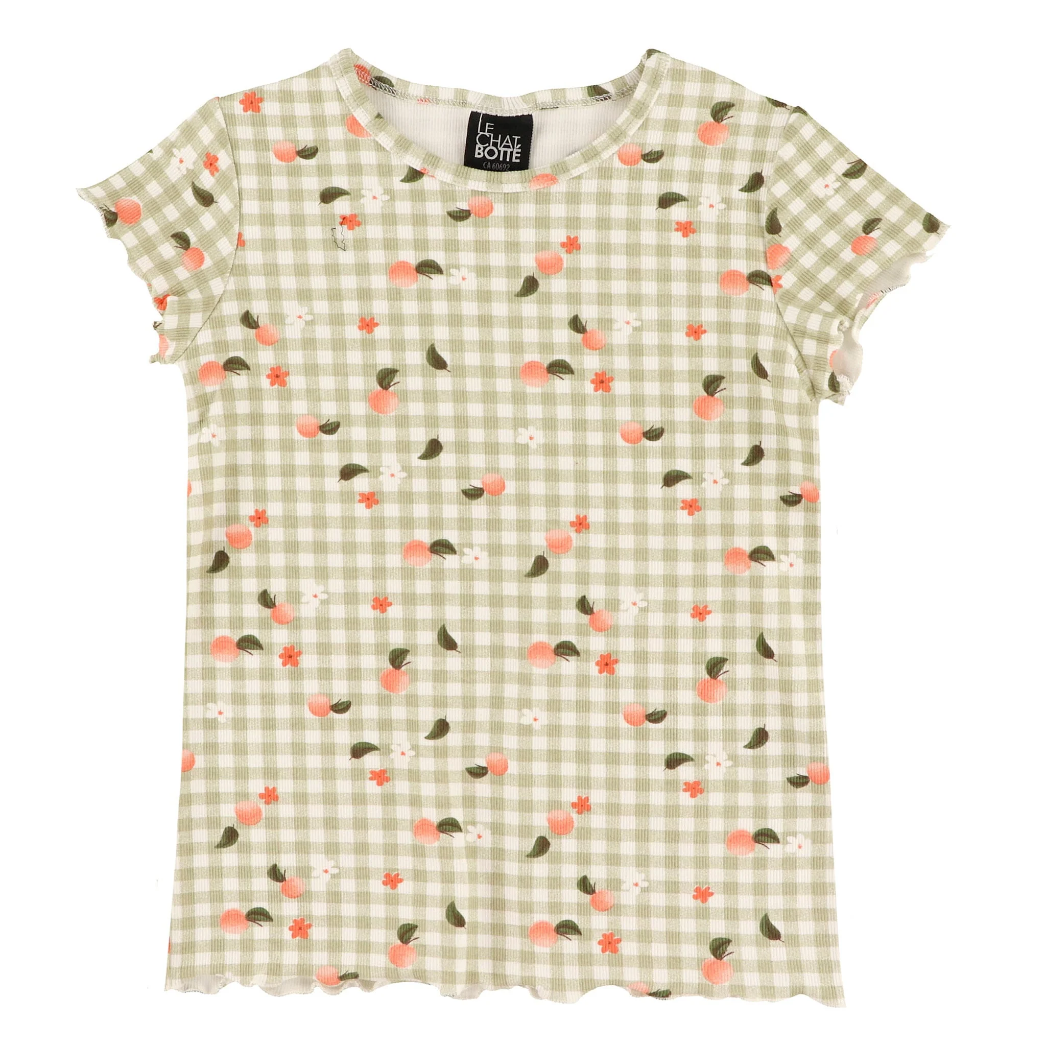 T-shirt Pique-nique Pêches 2-8ans