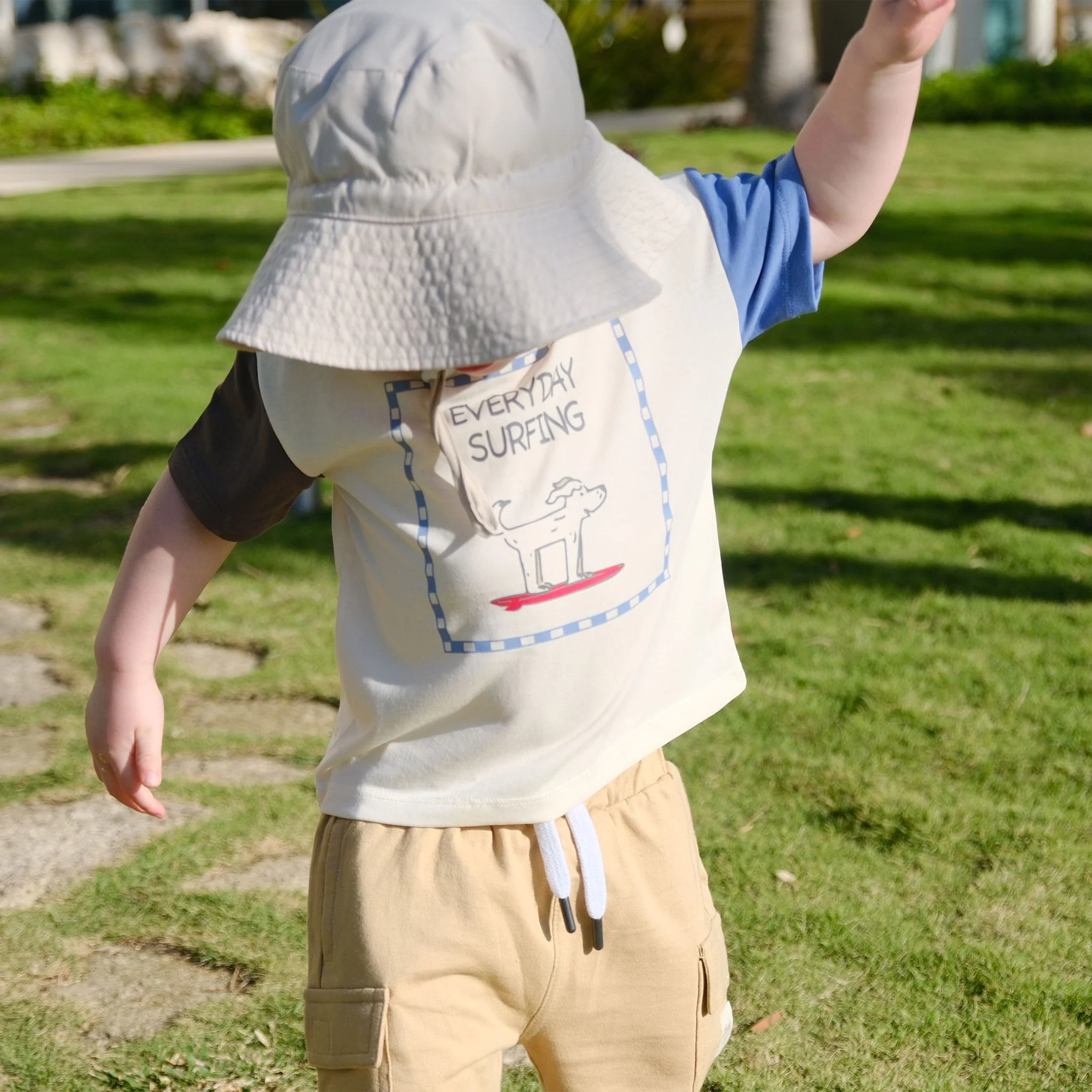 T-shirt Surf Chien 2-10ans - Image 2